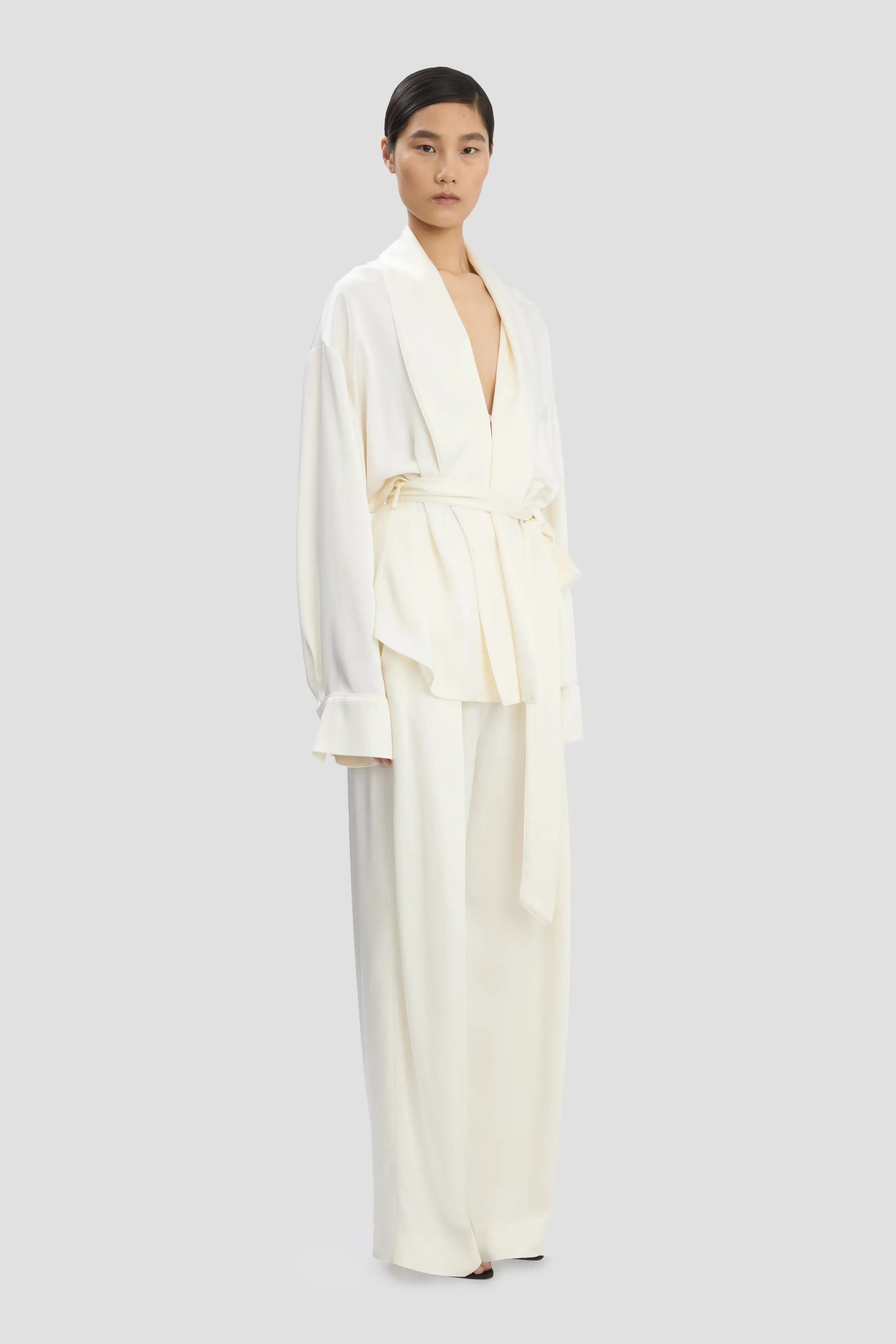 Charlee Trouser In Ivory sold by Victoria Beckham product image thumbnail 2