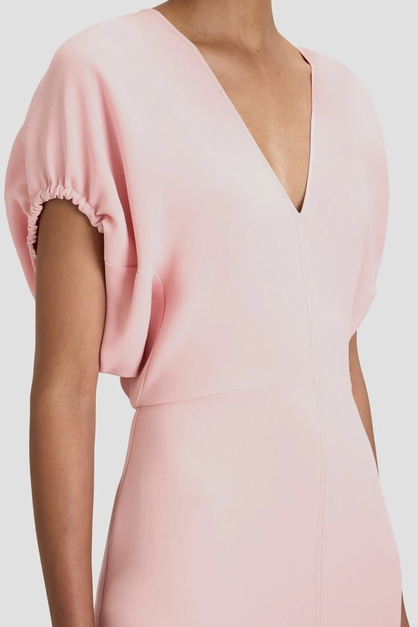 Edith Midi Dress In Antique Pink sold by Victoria Beckham product image thumbnail 2
