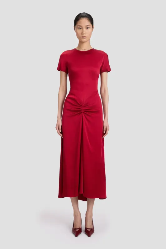 Blaire T-Shirt Midi Dress In Rose sold by Victoria Beckham