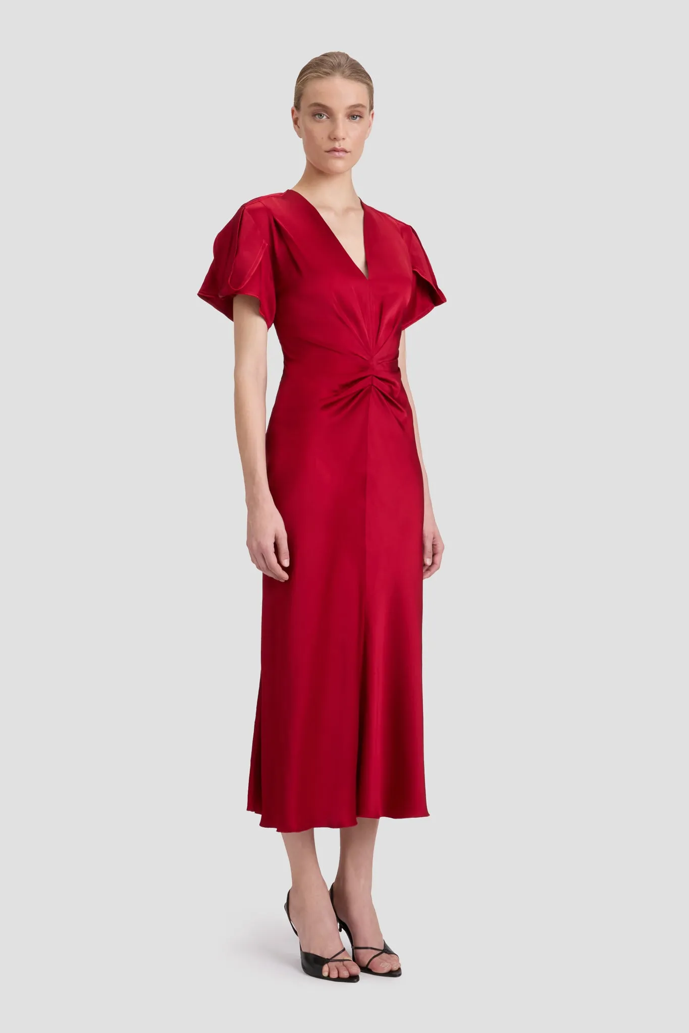 Eve Midi Dress In Rose sold by Victoria Beckham product image thumbnail 2