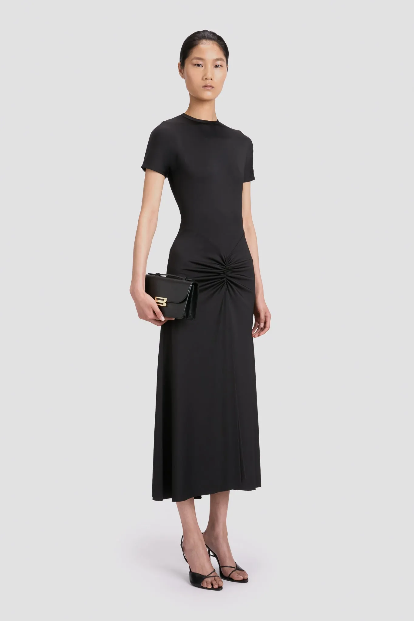 Blaire Midi Dress In Black sold by Victoria Beckham product image thumbnail 2
