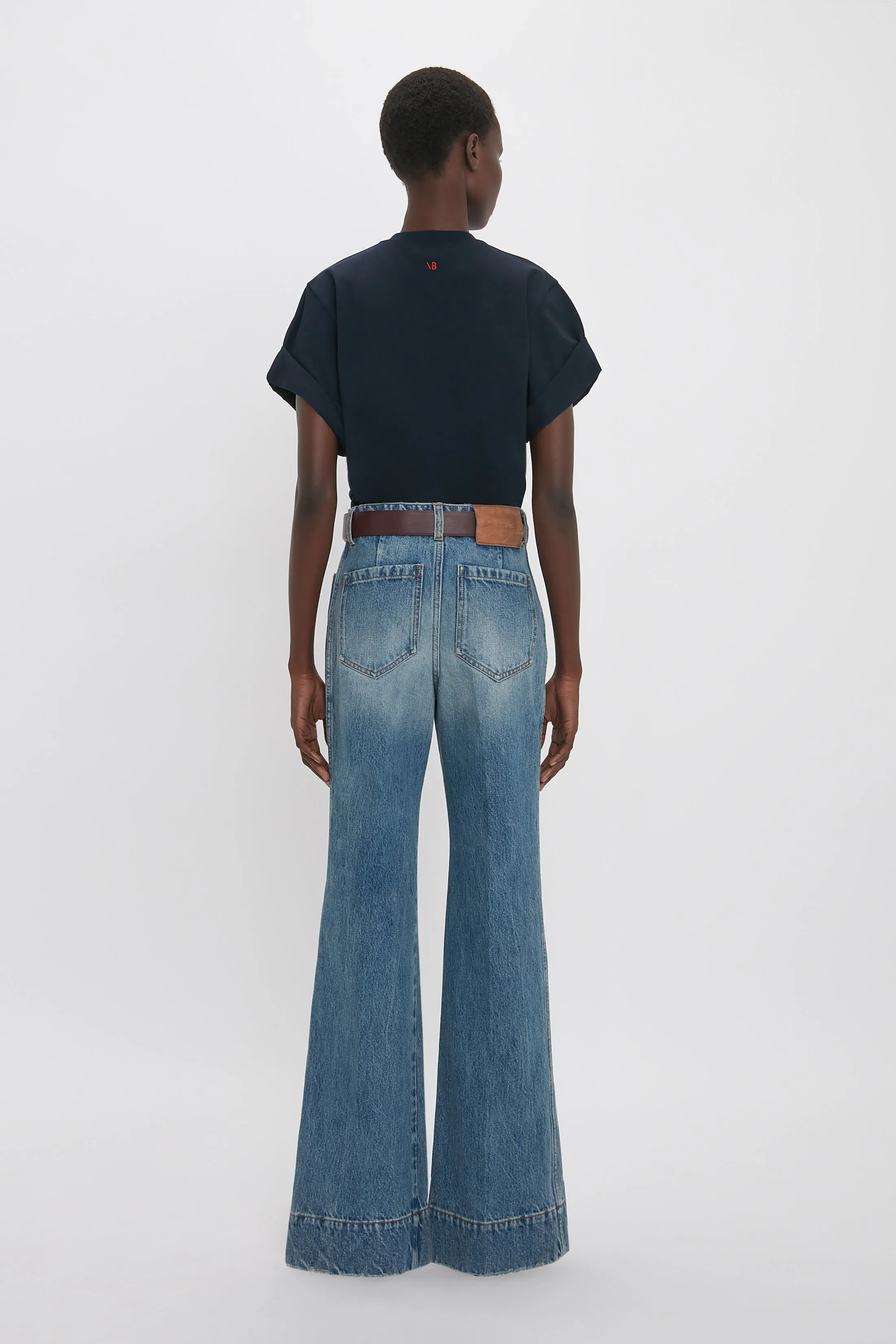 Tilly T-Shirt In Navy sold by Victoria Beckham product image thumbnail 3