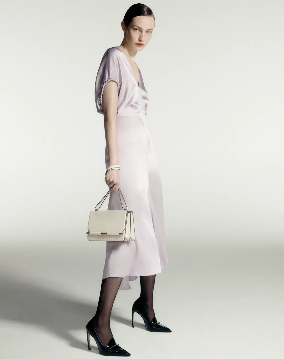 Edith Midi Dress In Petunia sold by Victoria Beckham product image thumbnail 2