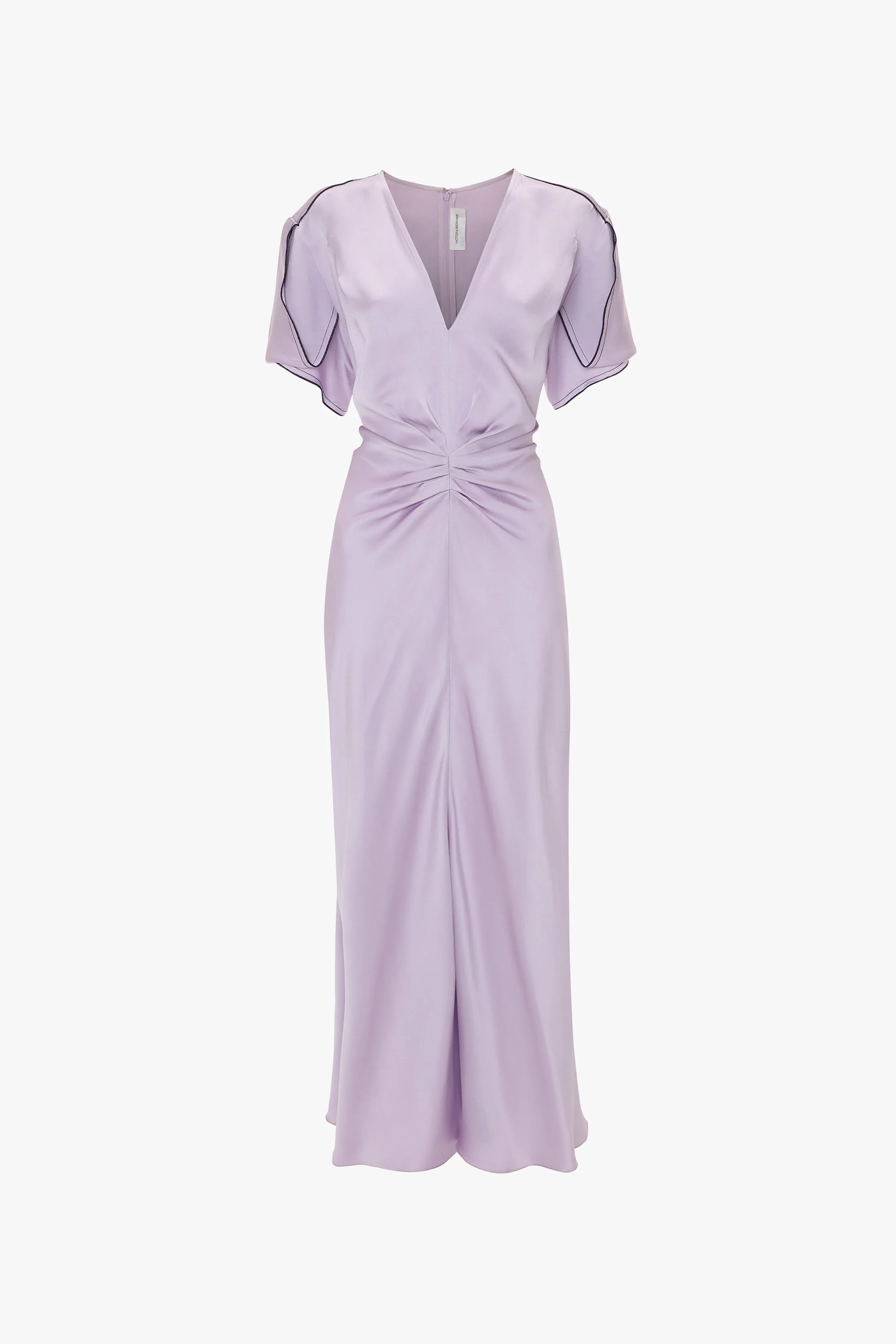 Eve Midi Dress In Petunia sold by Victoria Beckham product image thumbnail 4