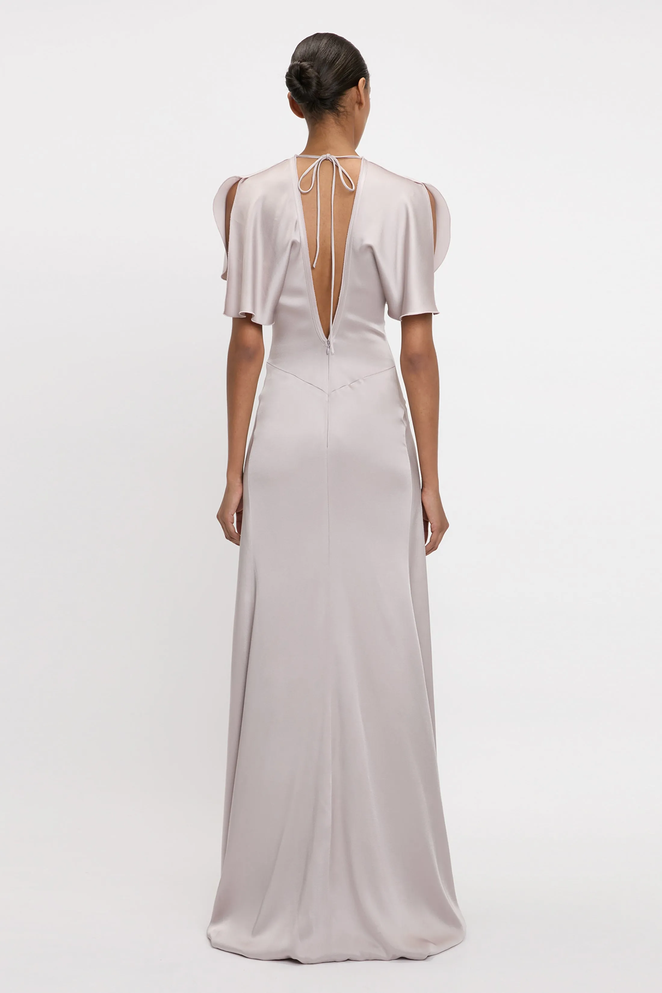 Isabella Gown In Heather sold by Victoria Beckham product image thumbnail 3