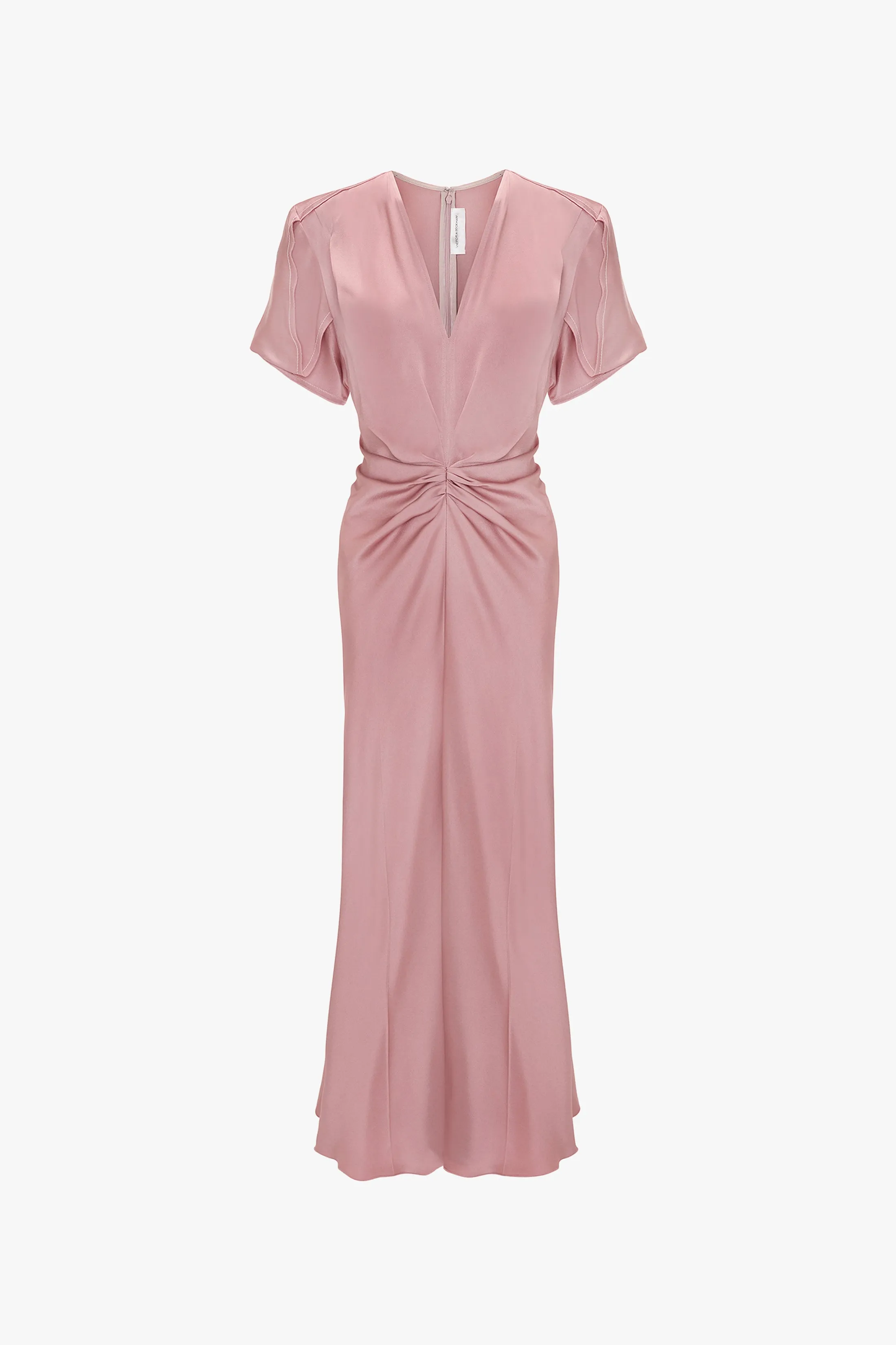 Eve Midi Dress In Peony sold by Victoria Beckham product image thumbnail 4