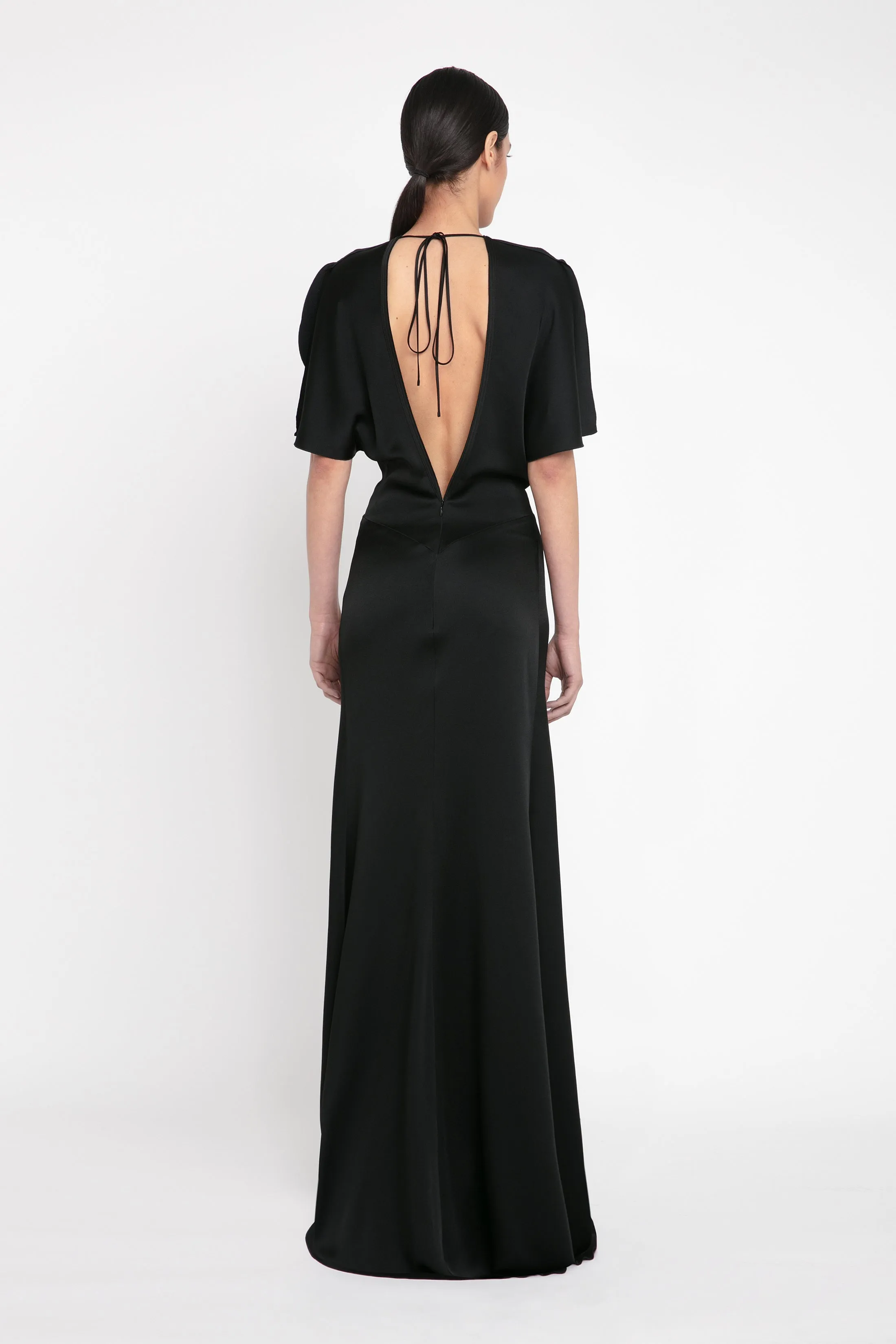 Isabella Gown In Black sold by Victoria Beckham product image thumbnail 3