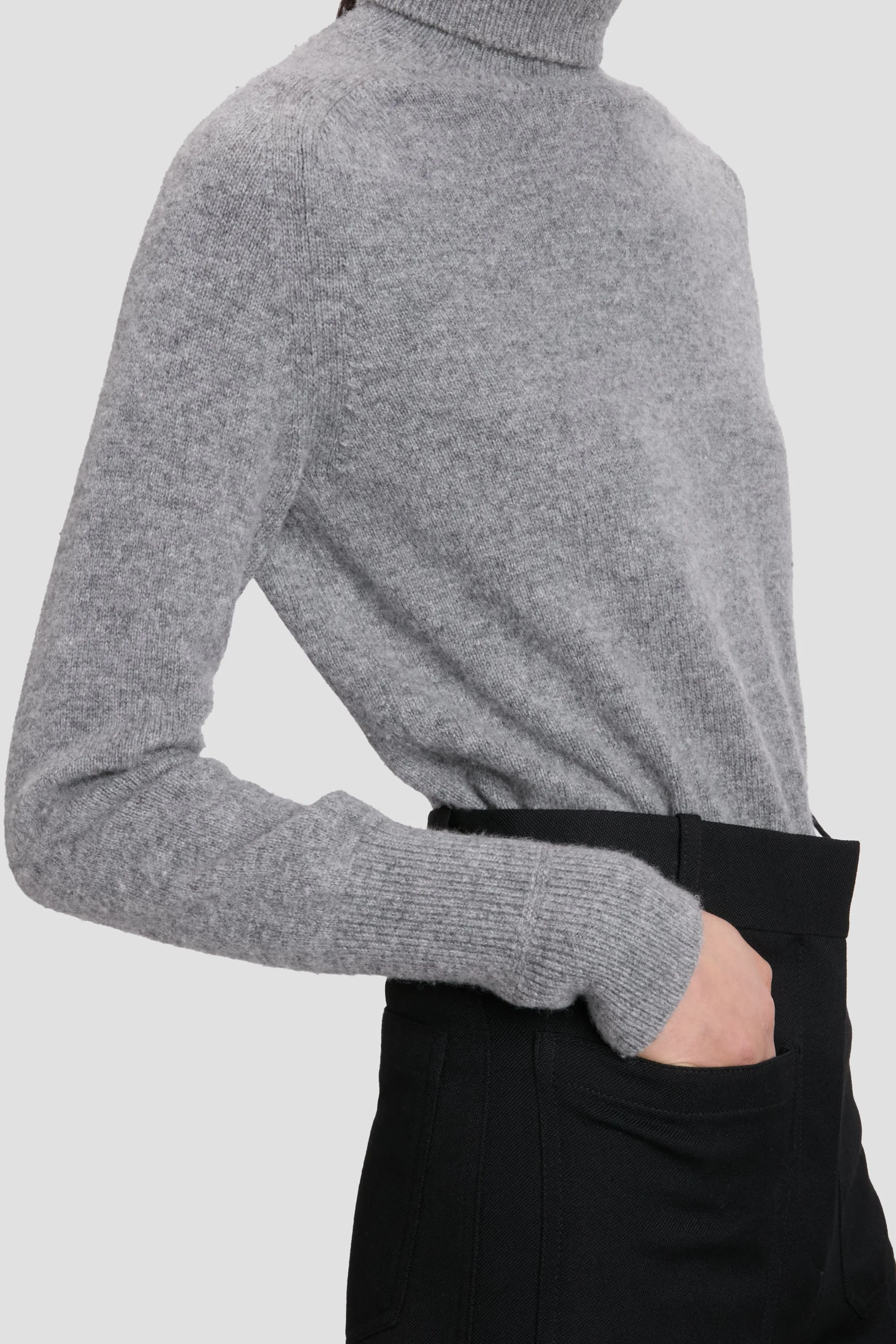 Marie Jumper In Grey Marl sold by Victoria Beckham product image thumbnail 4