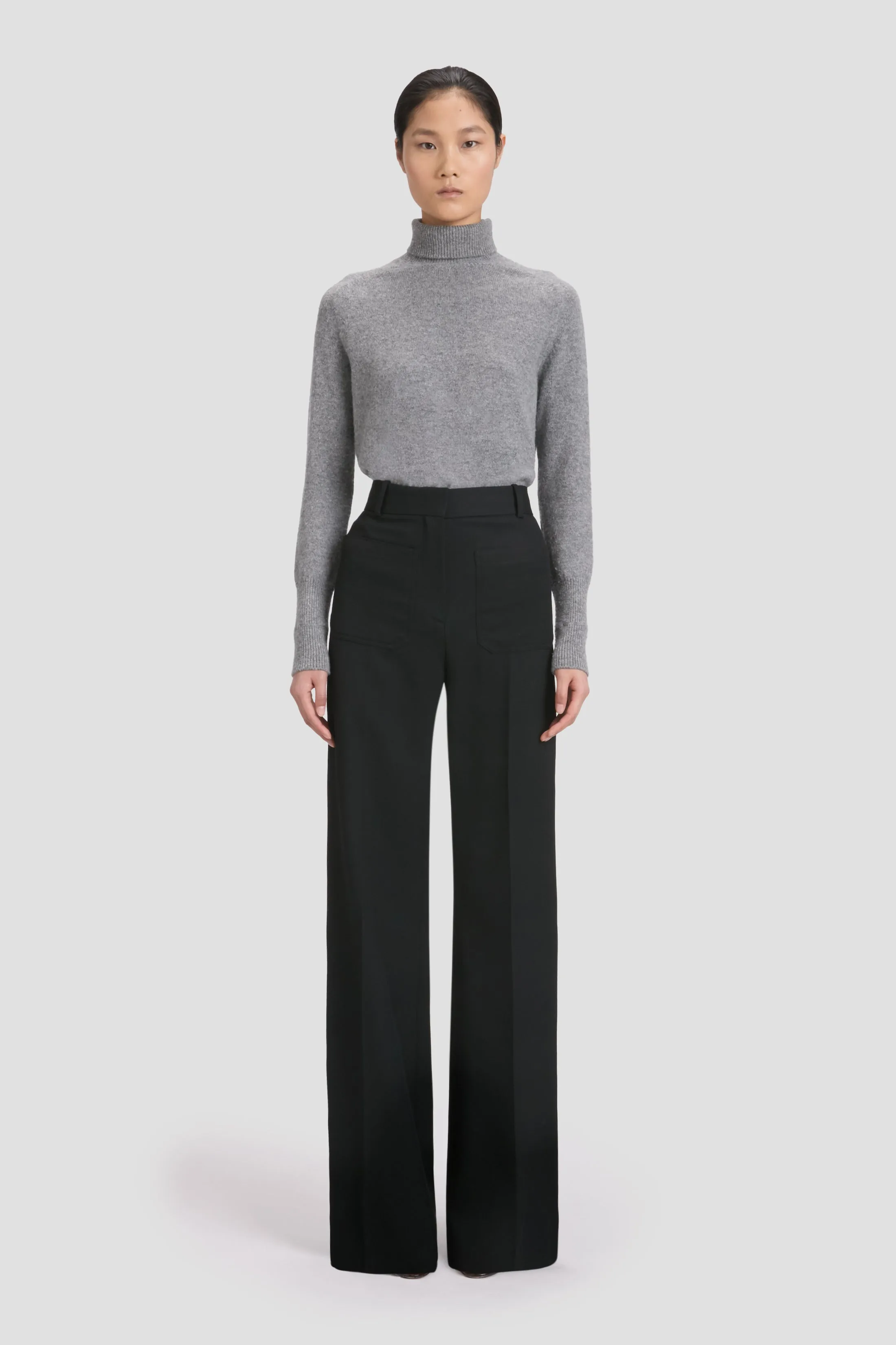 Marie Jumper In Grey Marl sold by Victoria Beckham
