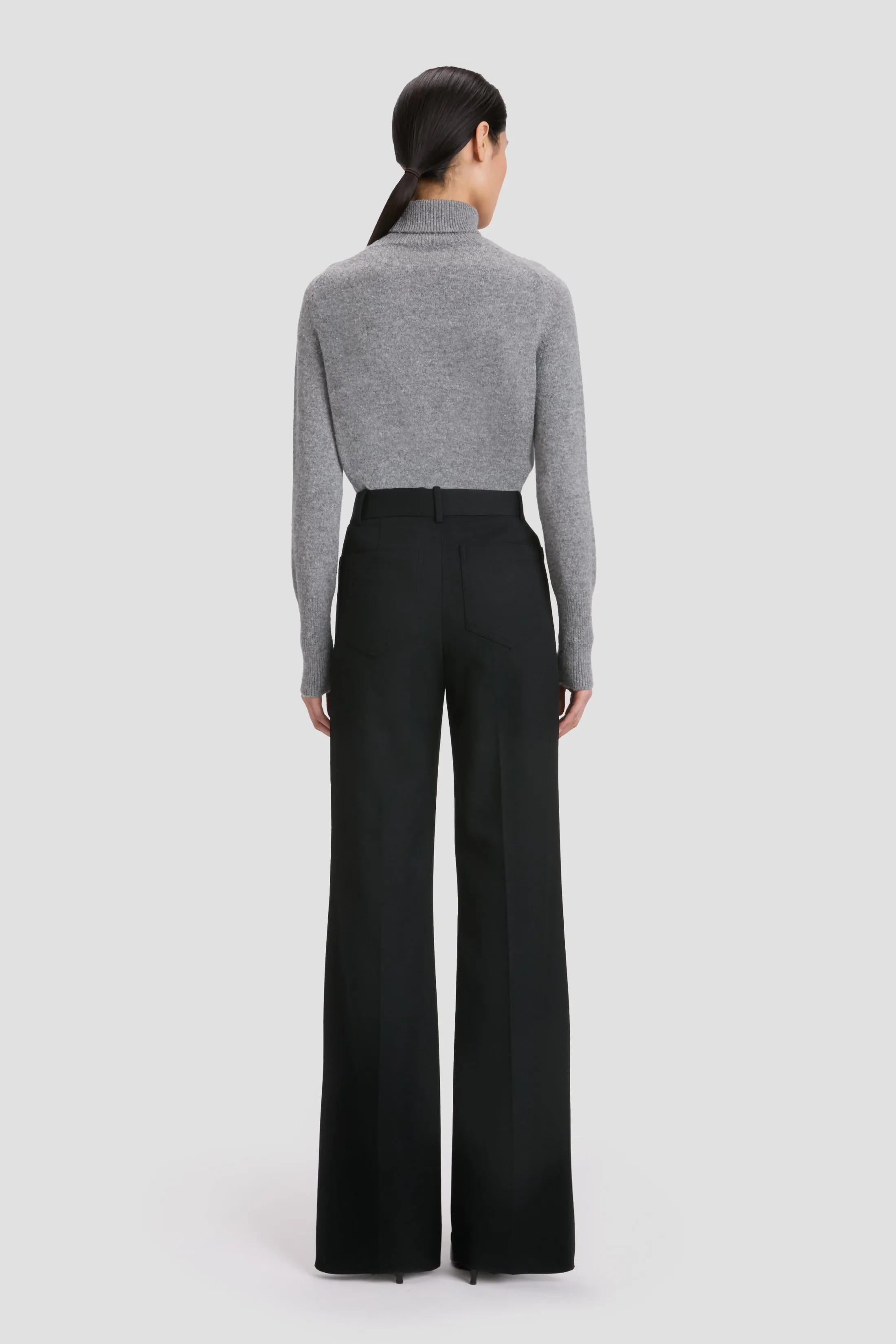 Marie Jumper In Grey Marl sold by Victoria Beckham product image thumbnail 3