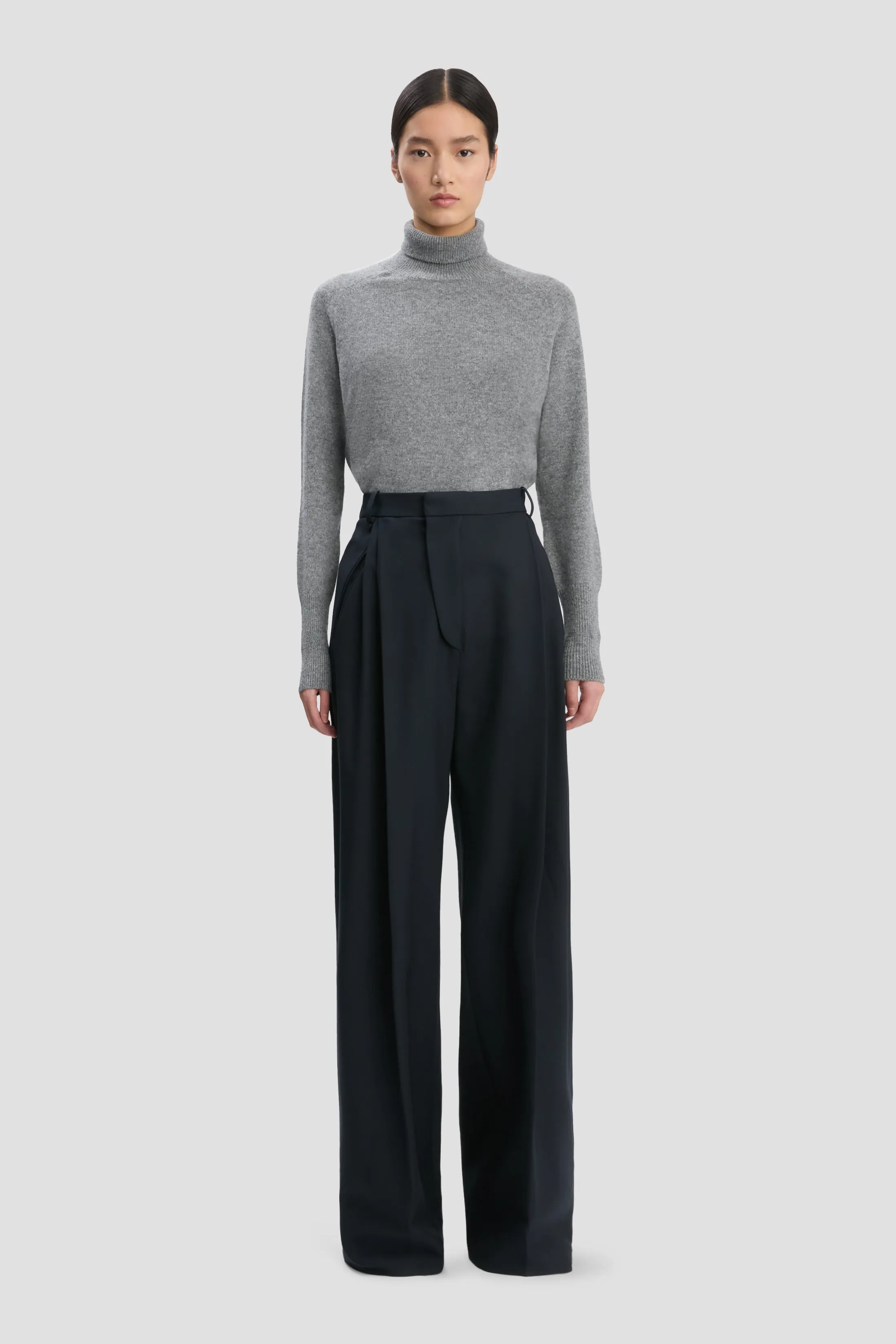 Charlee Trouser In Midnight sold by Victoria Beckham