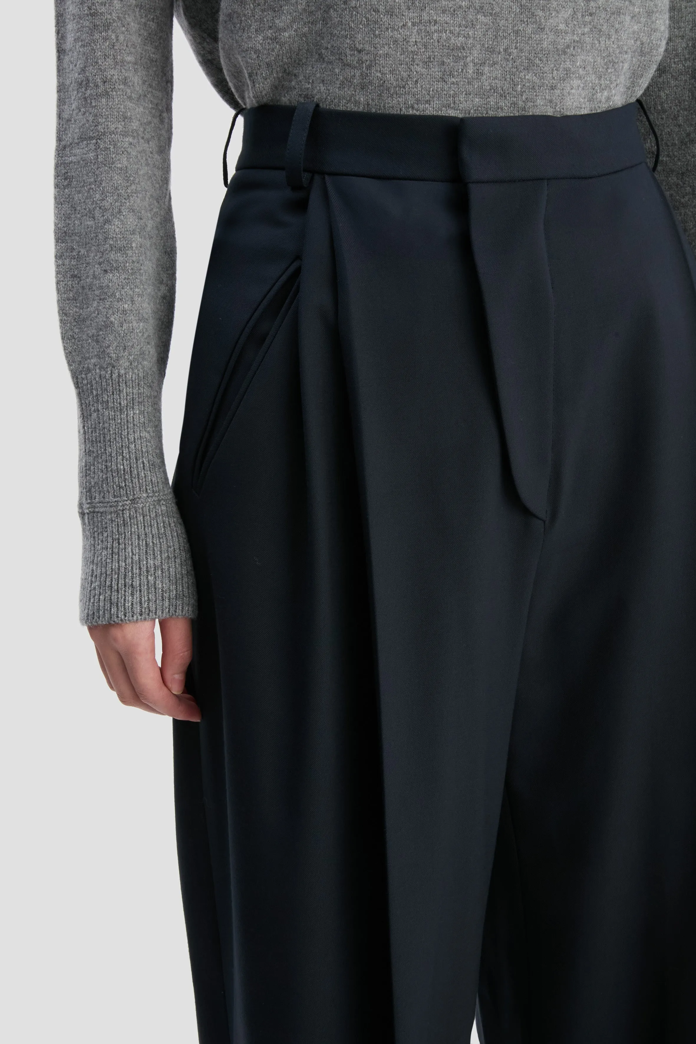 Charlee Trouser In Midnight sold by Victoria Beckham product image thumbnail 3