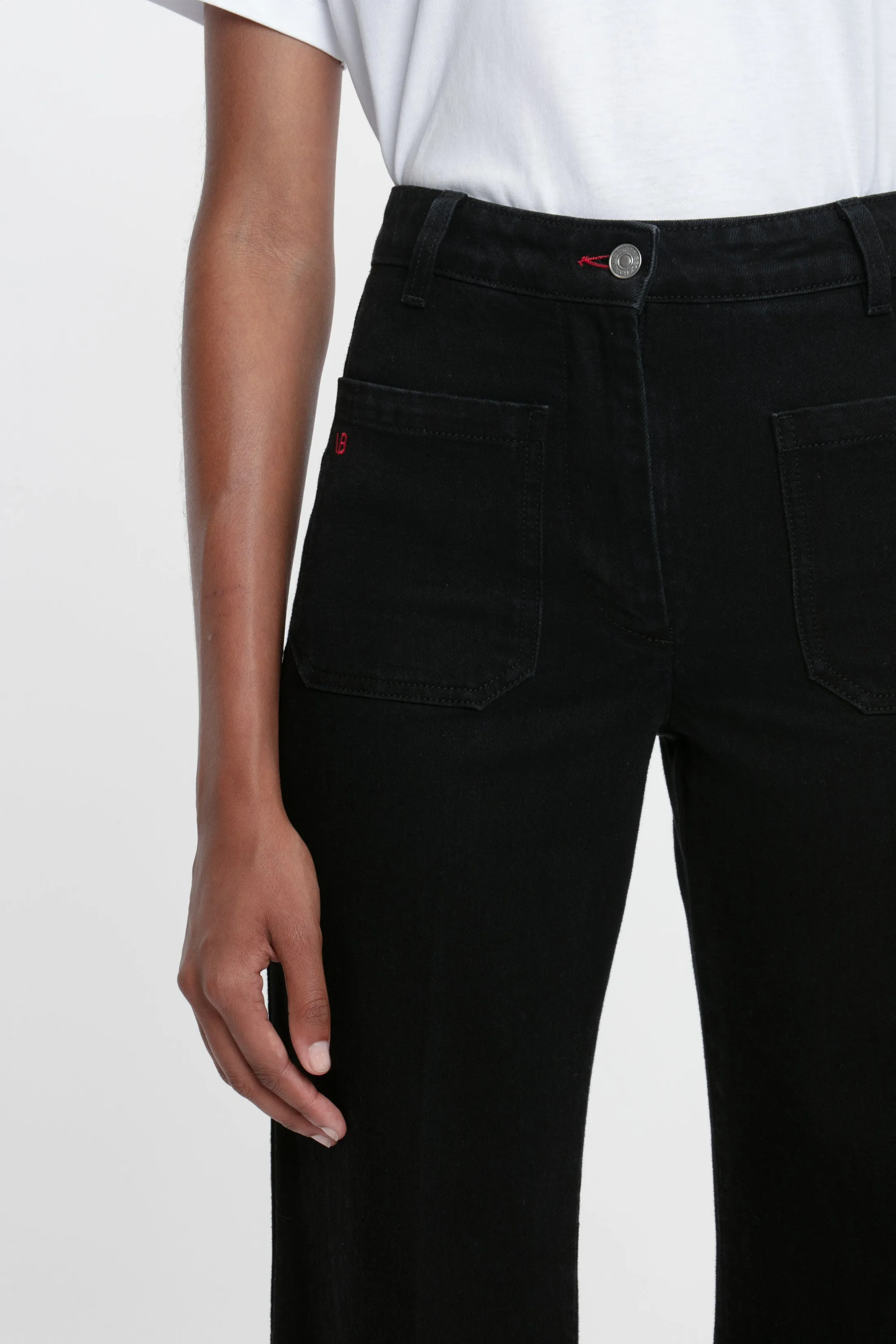 Alina Stretch Jean In Washed Black sold by Victoria Beckham product image thumbnail 3