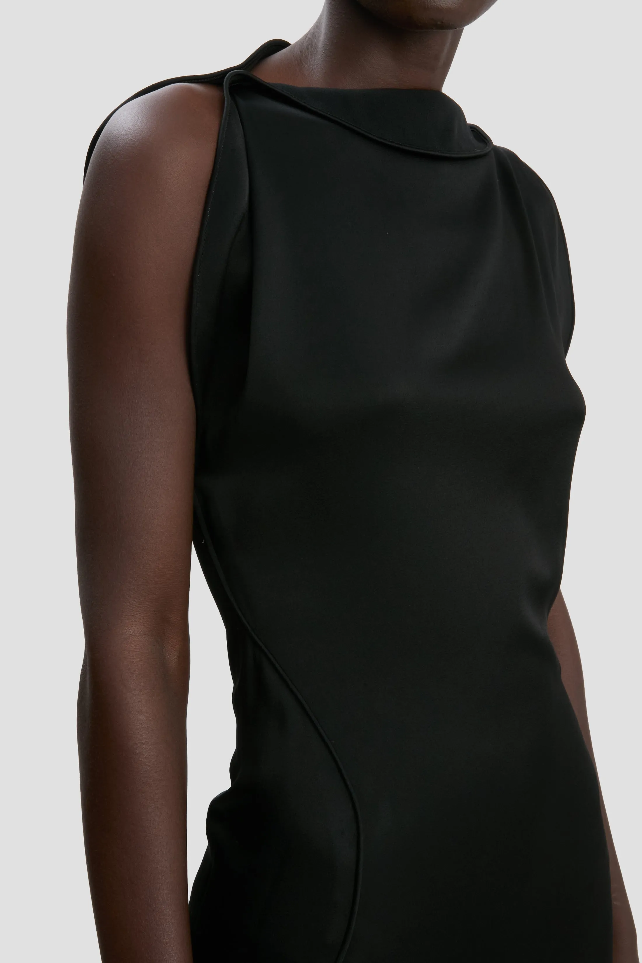 Carla Gown In Black sold by Victoria Beckham product image thumbnail 3