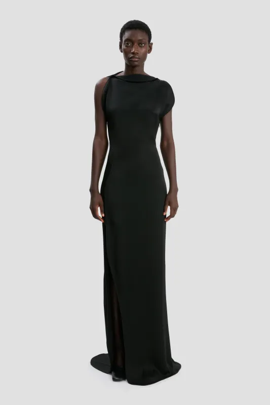 Carla Gown In Black sold by Victoria Beckham