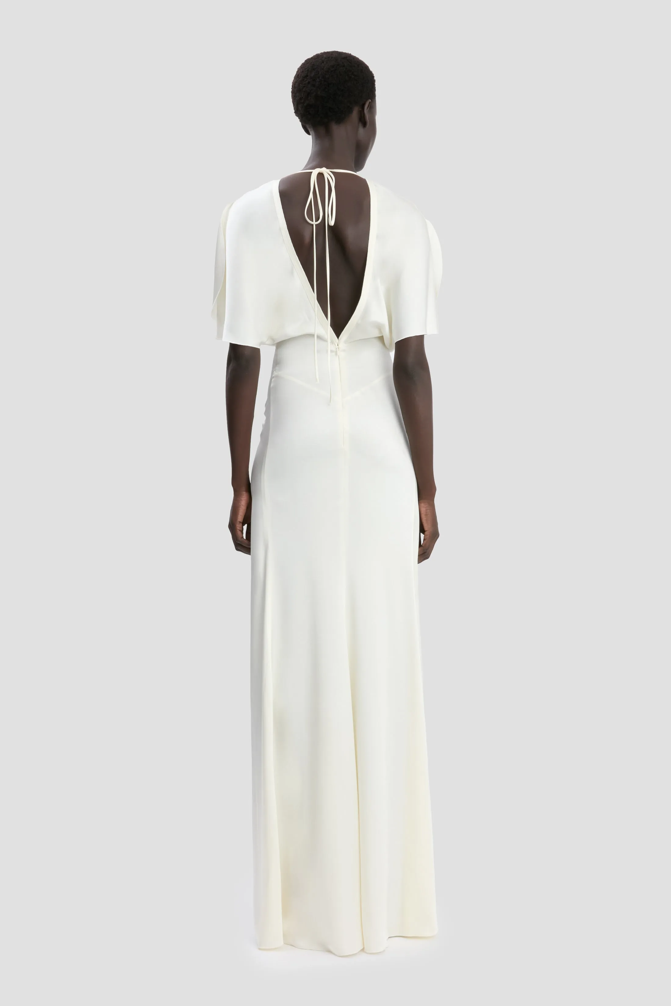 Isabella Gown In Ivory sold by Victoria Beckham product image thumbnail 4