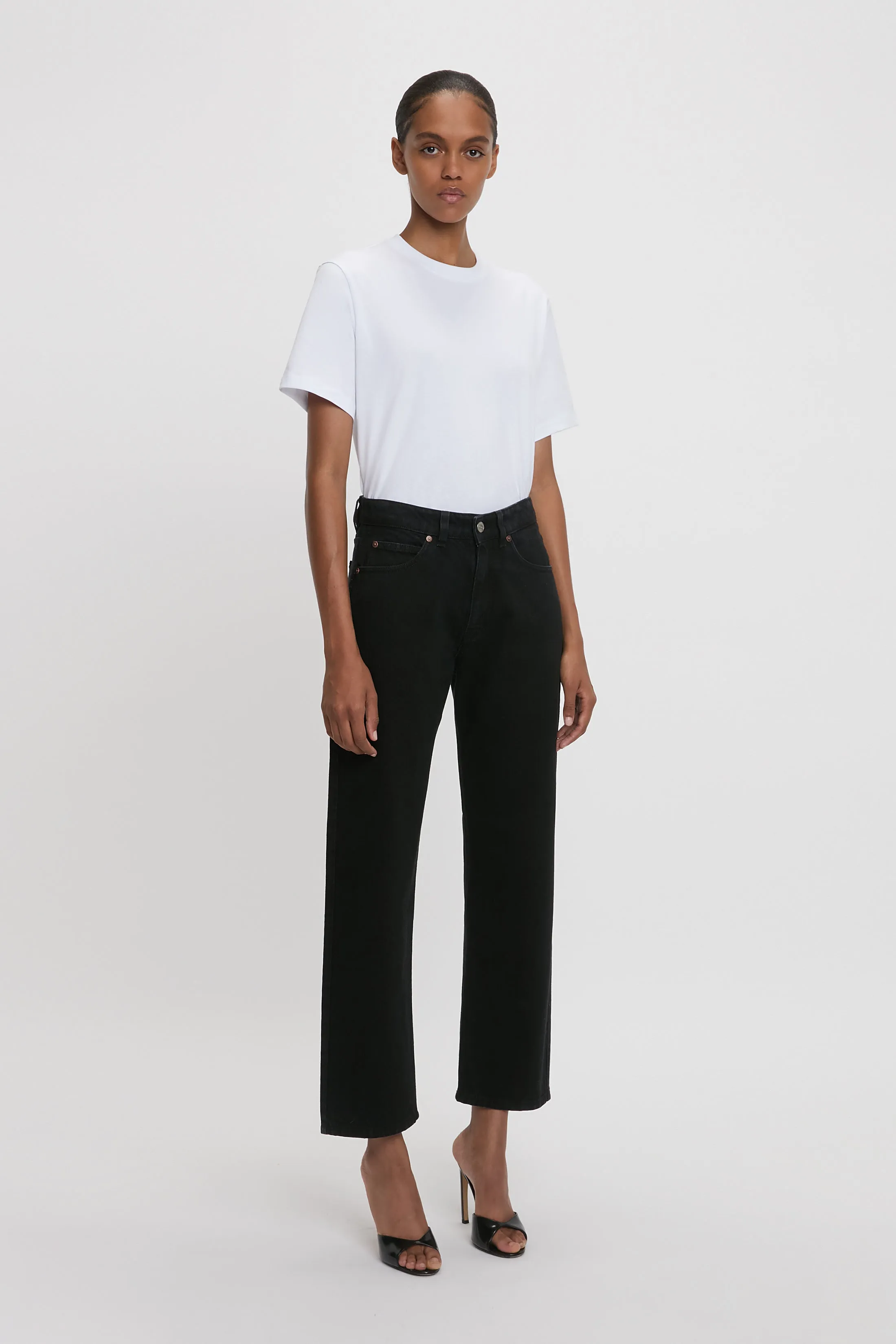 Bernie Jean In Washed Black sold by Victoria Beckham product image thumbnail 2