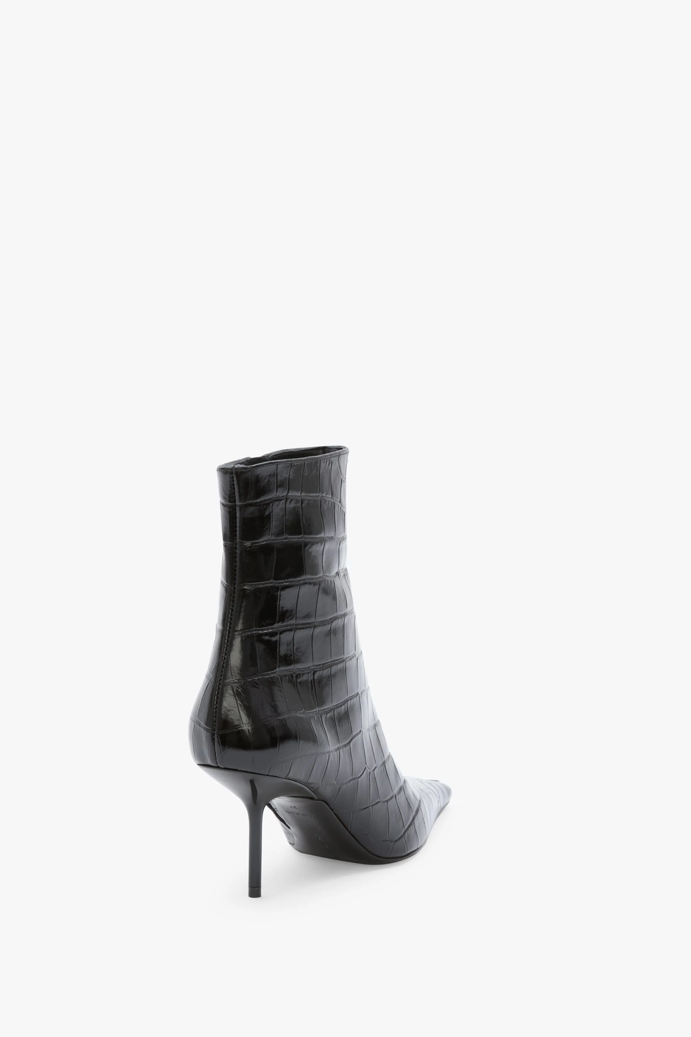 Sloan Stiletto Boot In Embossed Black Leather sold by Victoria Beckham product image thumbnail 3