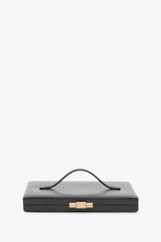 Large Box Clutch In Black Smooth Leather sold by Victoria Beckham