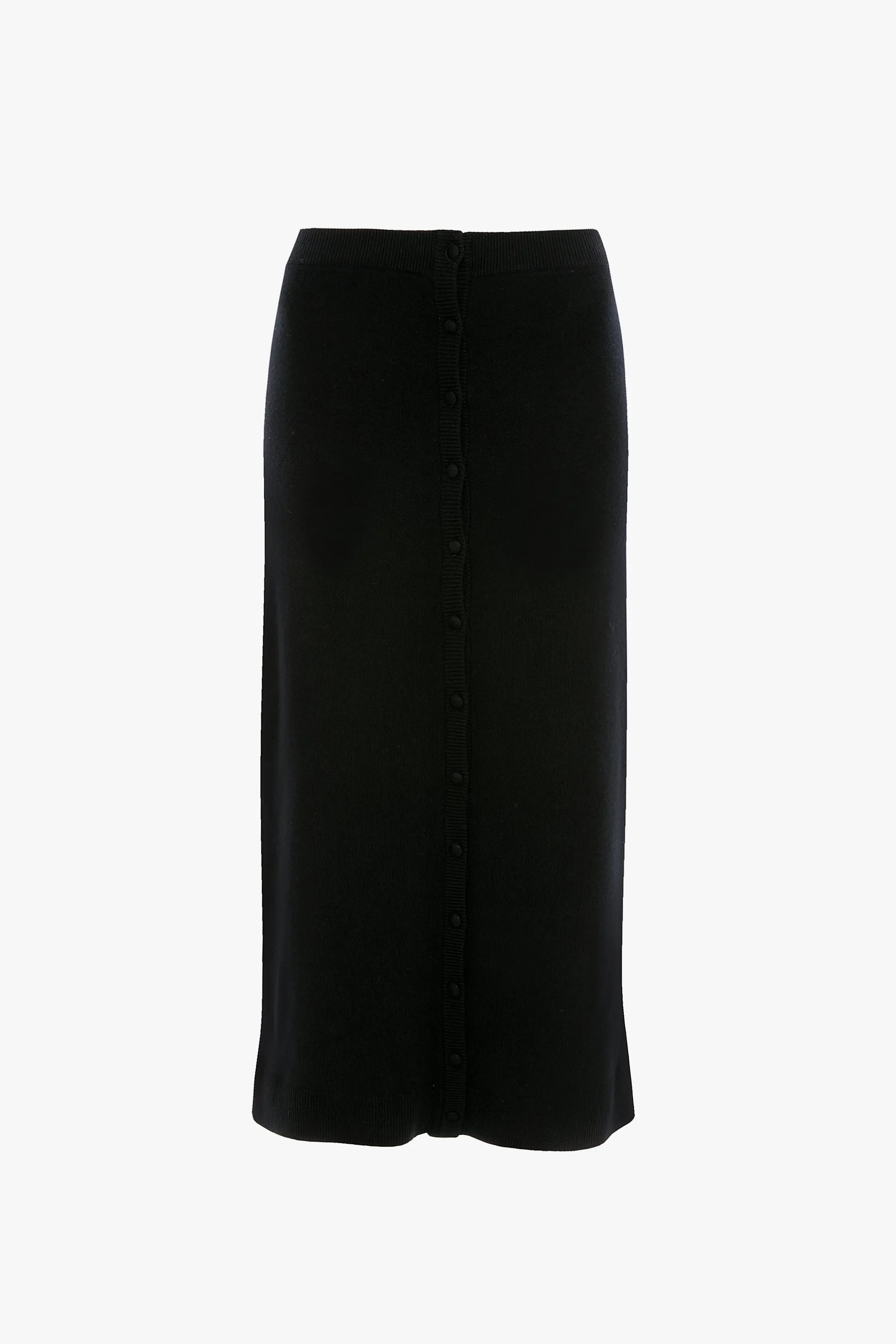 Button Midi Skirt In Black sold by Victoria Beckham product image thumbnail 5