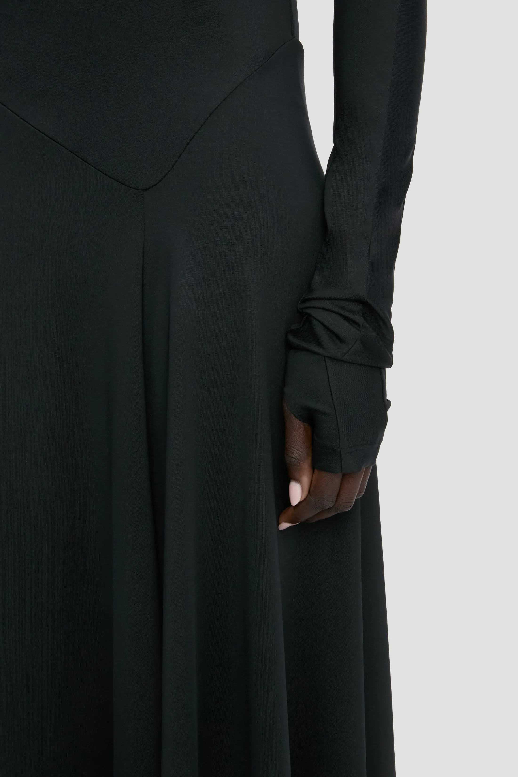 Midi Dress In Black sold by Victoria Beckham product image thumbnail 5