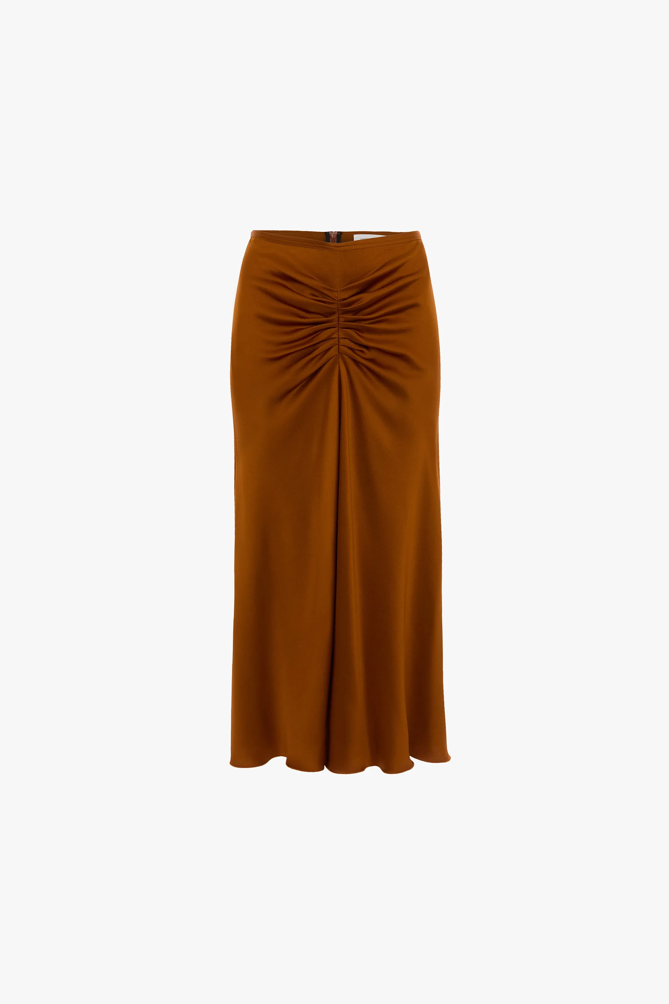 Bela Midi Skirt In Bronze sold by Victoria Beckham product image thumbnail 4