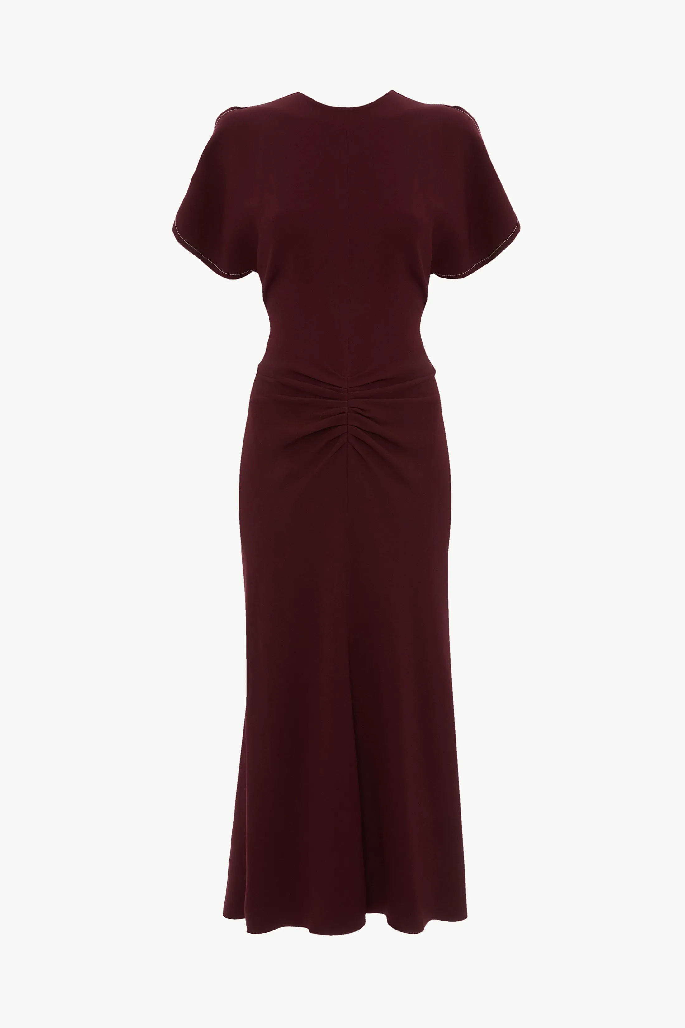 Bela Midi Dress In Cinnabar Red sold by Victoria Beckham product image thumbnail 5