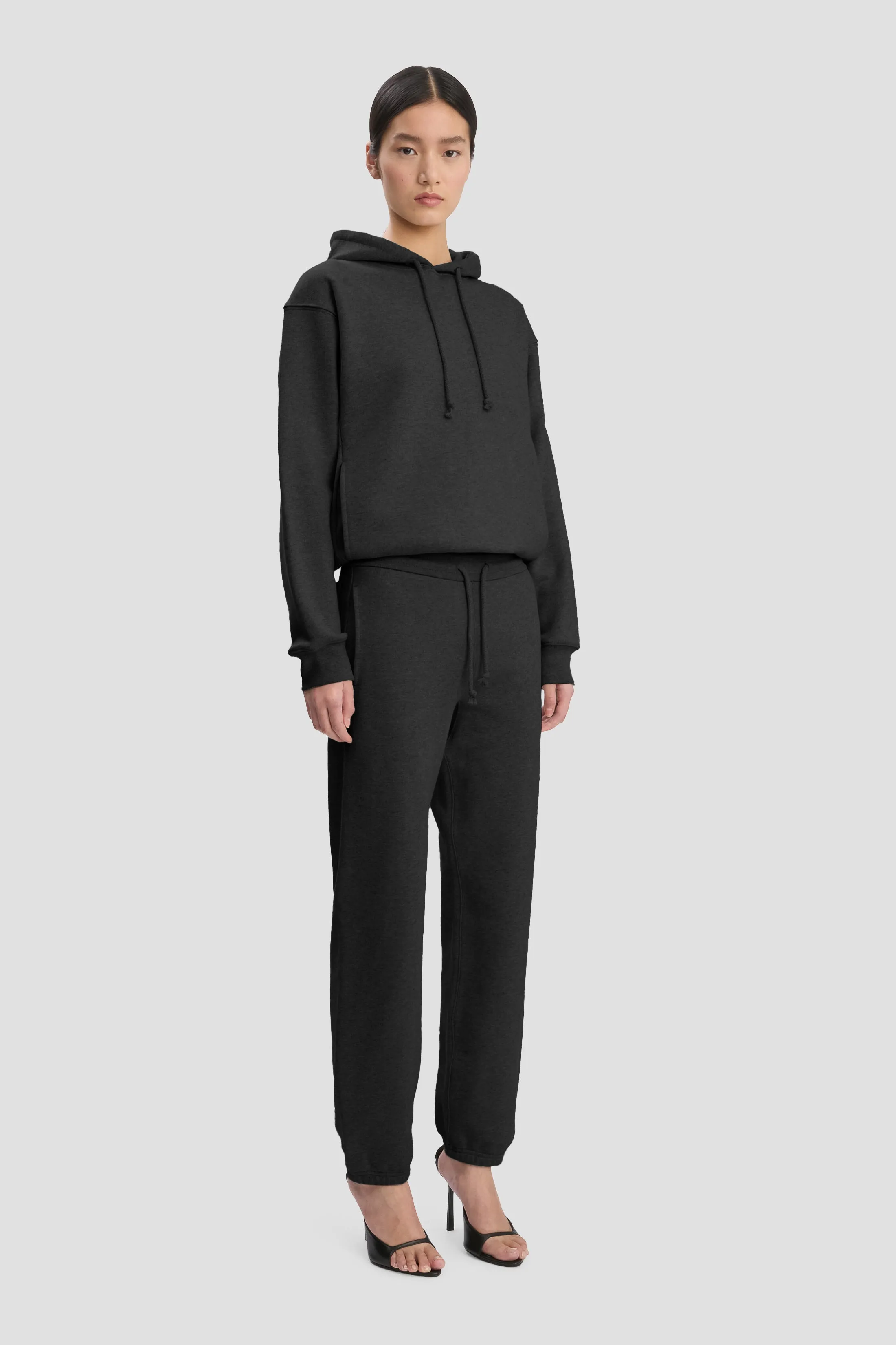 Logo Embroidered Hoodie In Black sold by Victoria Beckham product image thumbnail 2