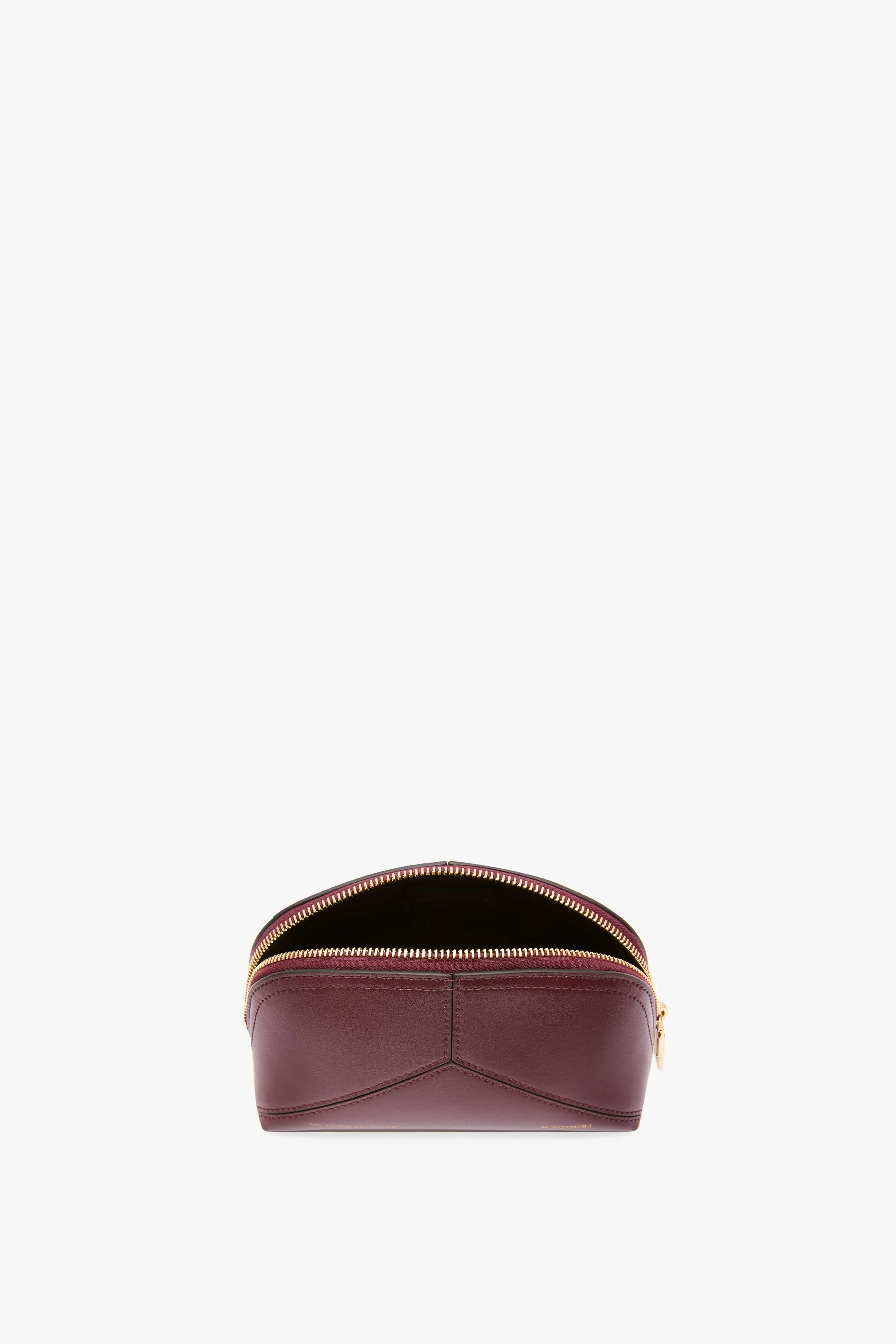 Victoria Mini Travel Pouch In Burgundy Smooth Leather sold by Victoria Beckham product image thumbnail 3