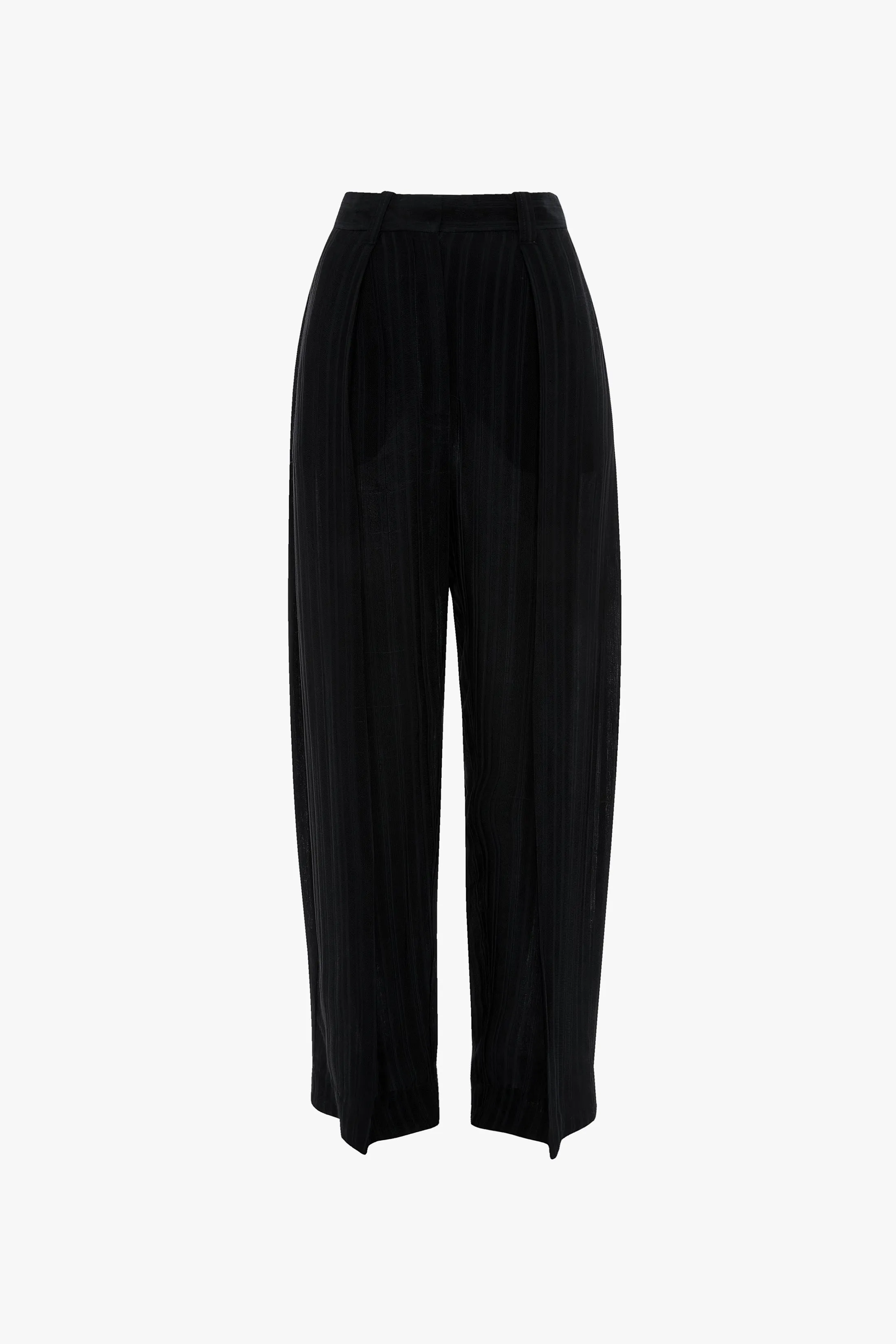 Wide Leg Trouser In Navy sold by Victoria Beckham product image thumbnail 4