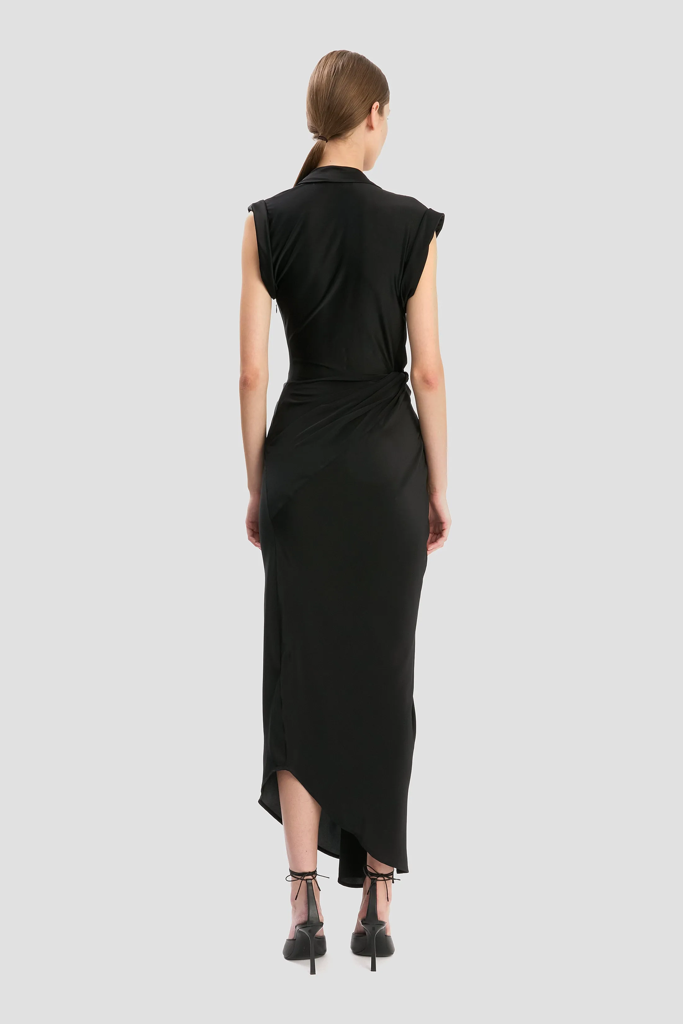 Twist Dress In Black sold by Victoria Beckham product image thumbnail 4