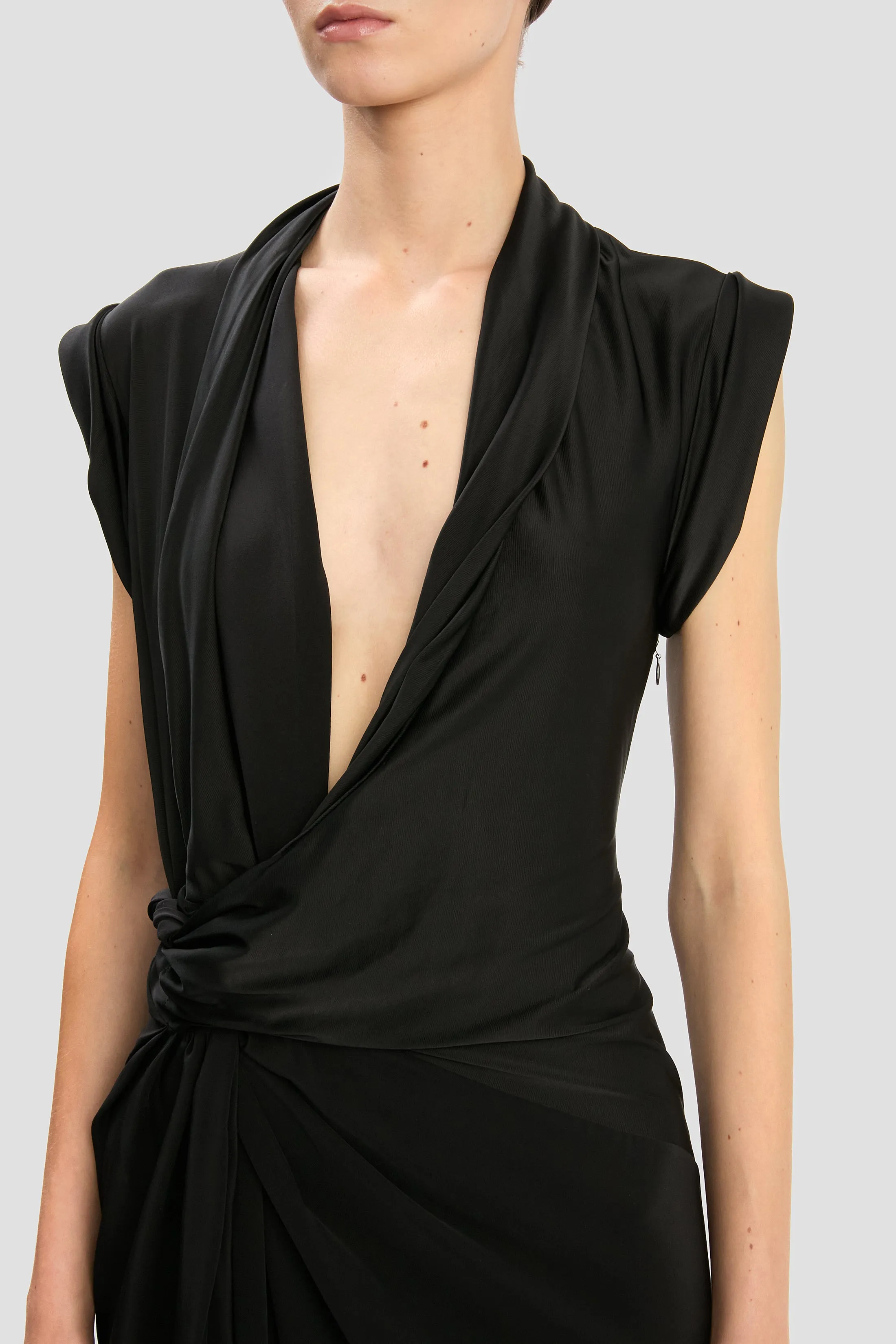 Twist Dress In Black sold by Victoria Beckham product image thumbnail 3