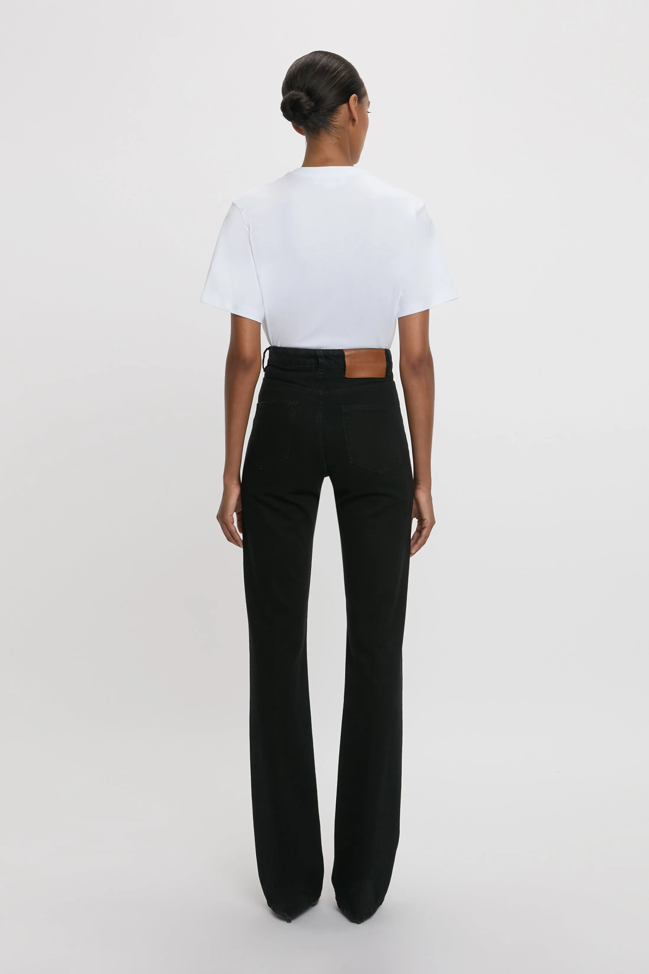 Julia Stretch Jean In Washed Black sold by Victoria Beckham product image thumbnail 4