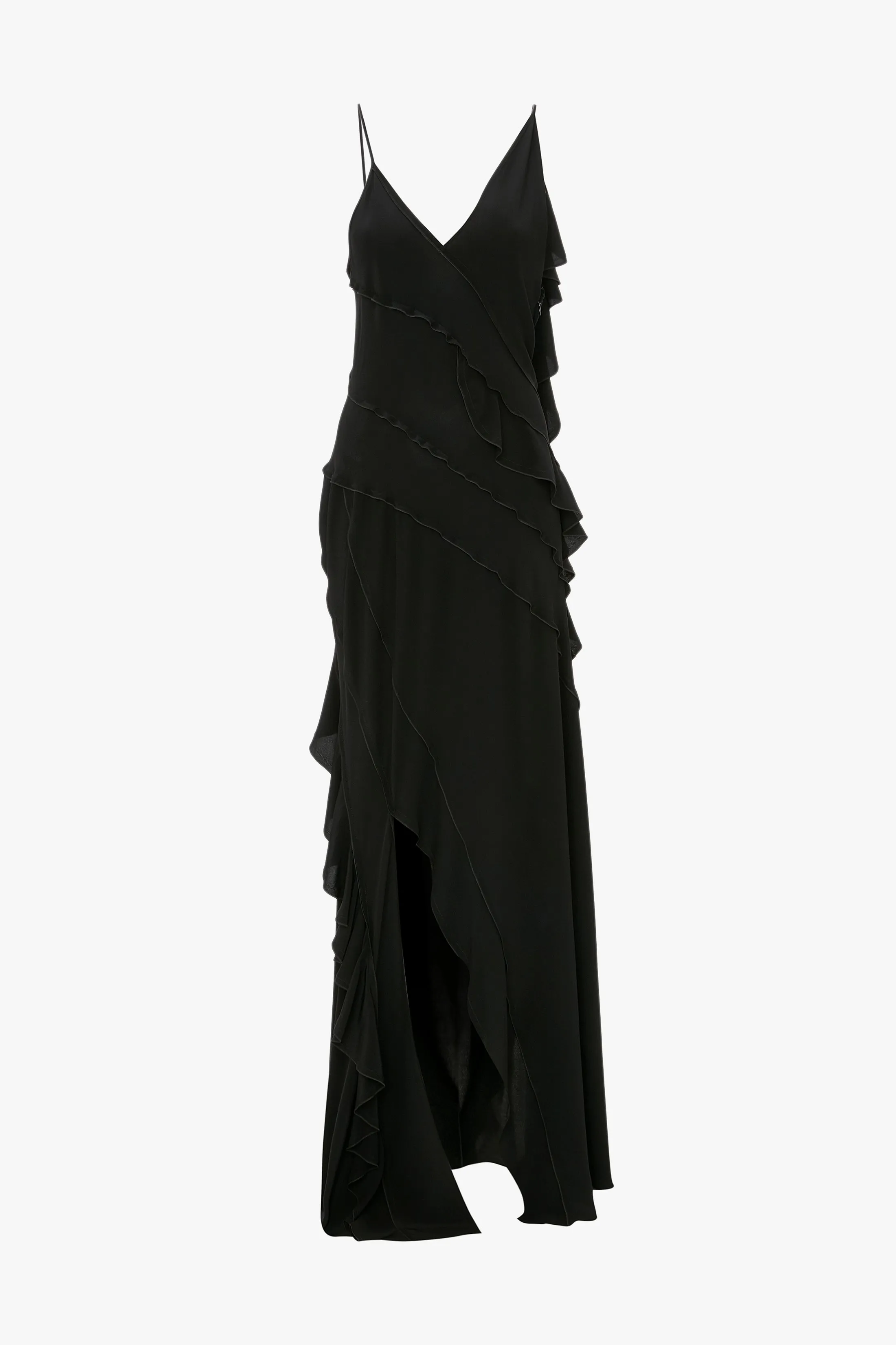 Frill Dress In Black sold by Victoria Beckham product image thumbnail 5