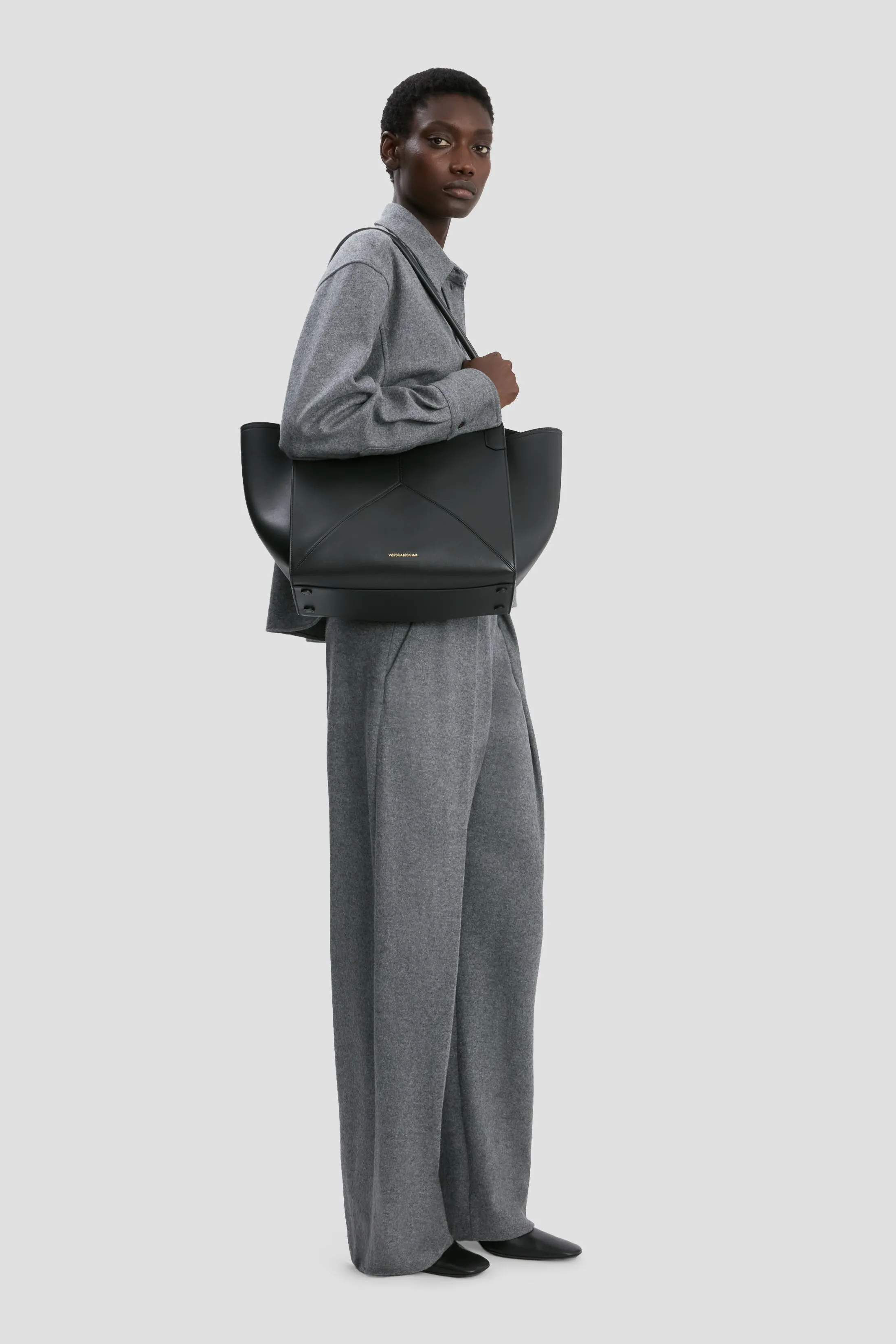 Victoria Tote Bag In Black Leather sold by Victoria Beckham product image thumbnail 3