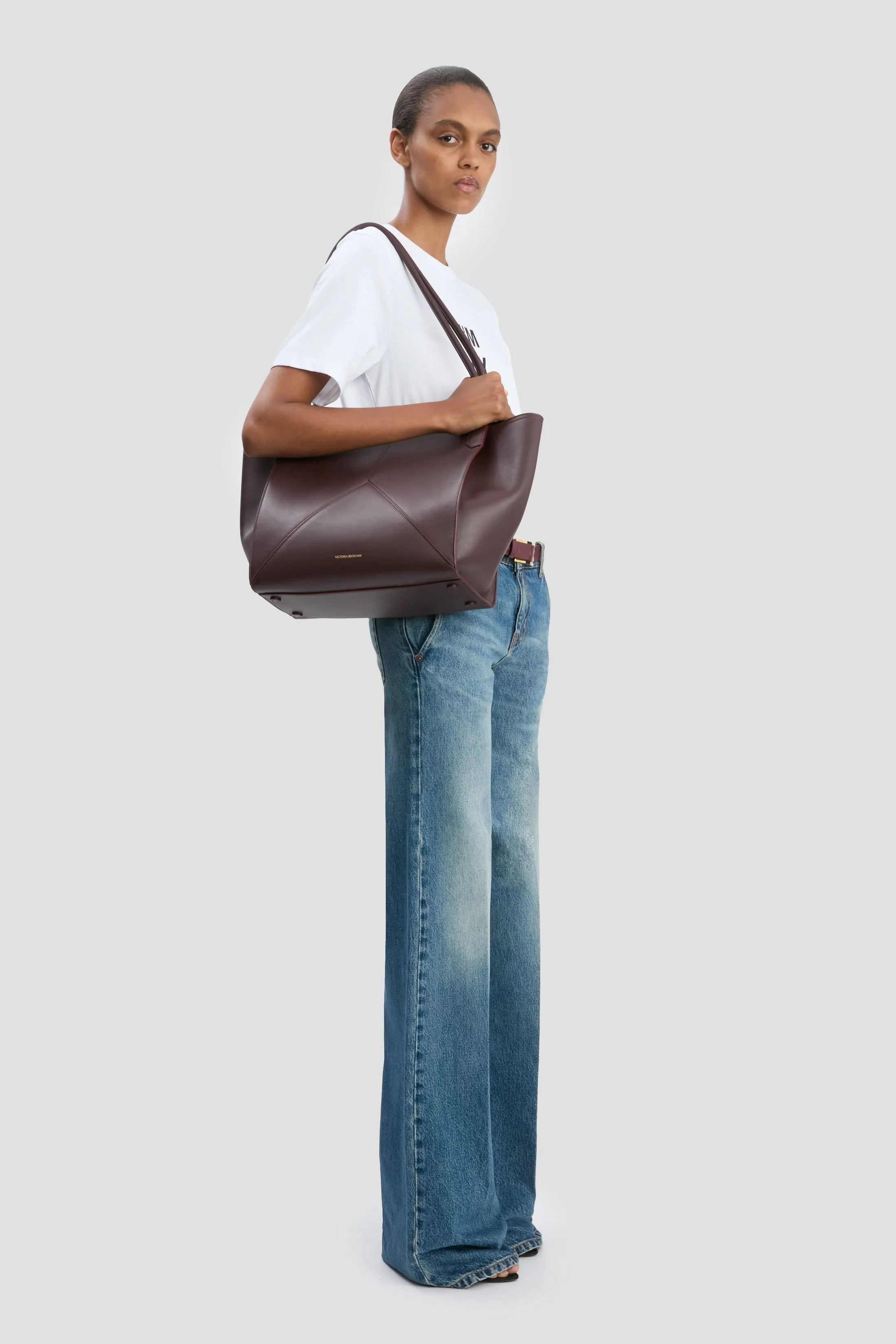 Victoria Tote Bag In Burgundy Leather sold by Victoria Beckham product image thumbnail 3