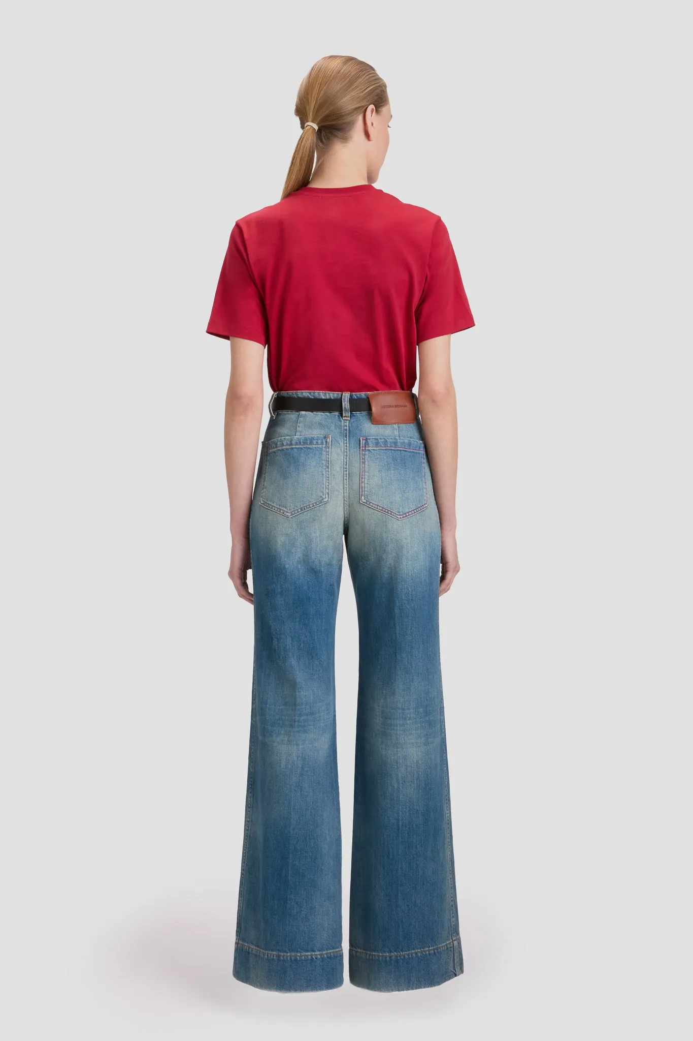 Victoria T-Shirt In Rose sold by Victoria Beckham product image thumbnail 3