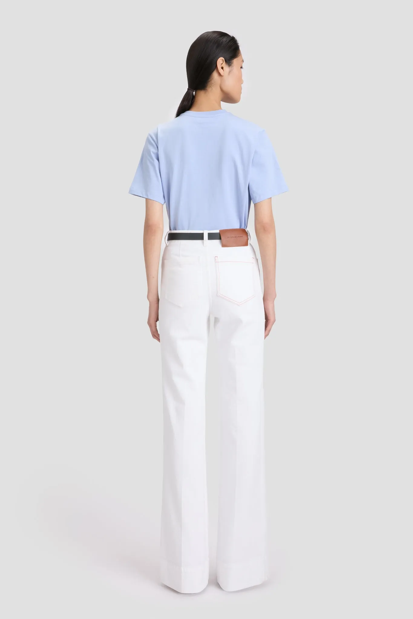 Victoria T-Shirt In Delphinium sold by Victoria Beckham product image thumbnail 3