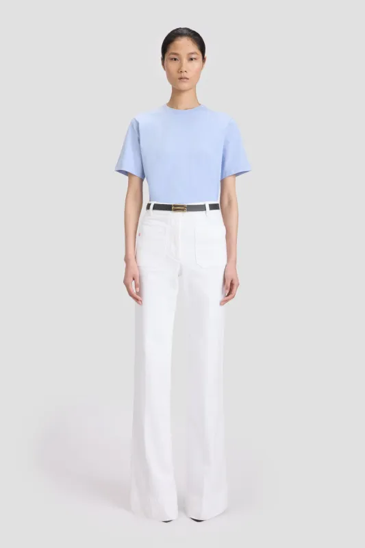 Victoria T-Shirt In Delphinium sold by Victoria Beckham