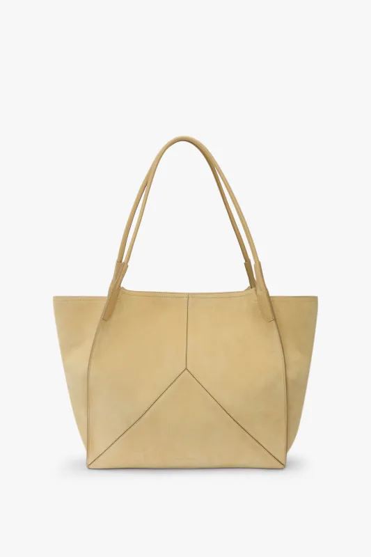 Large Victoria Tote Bag In Sand Suede sold by Victoria Beckham