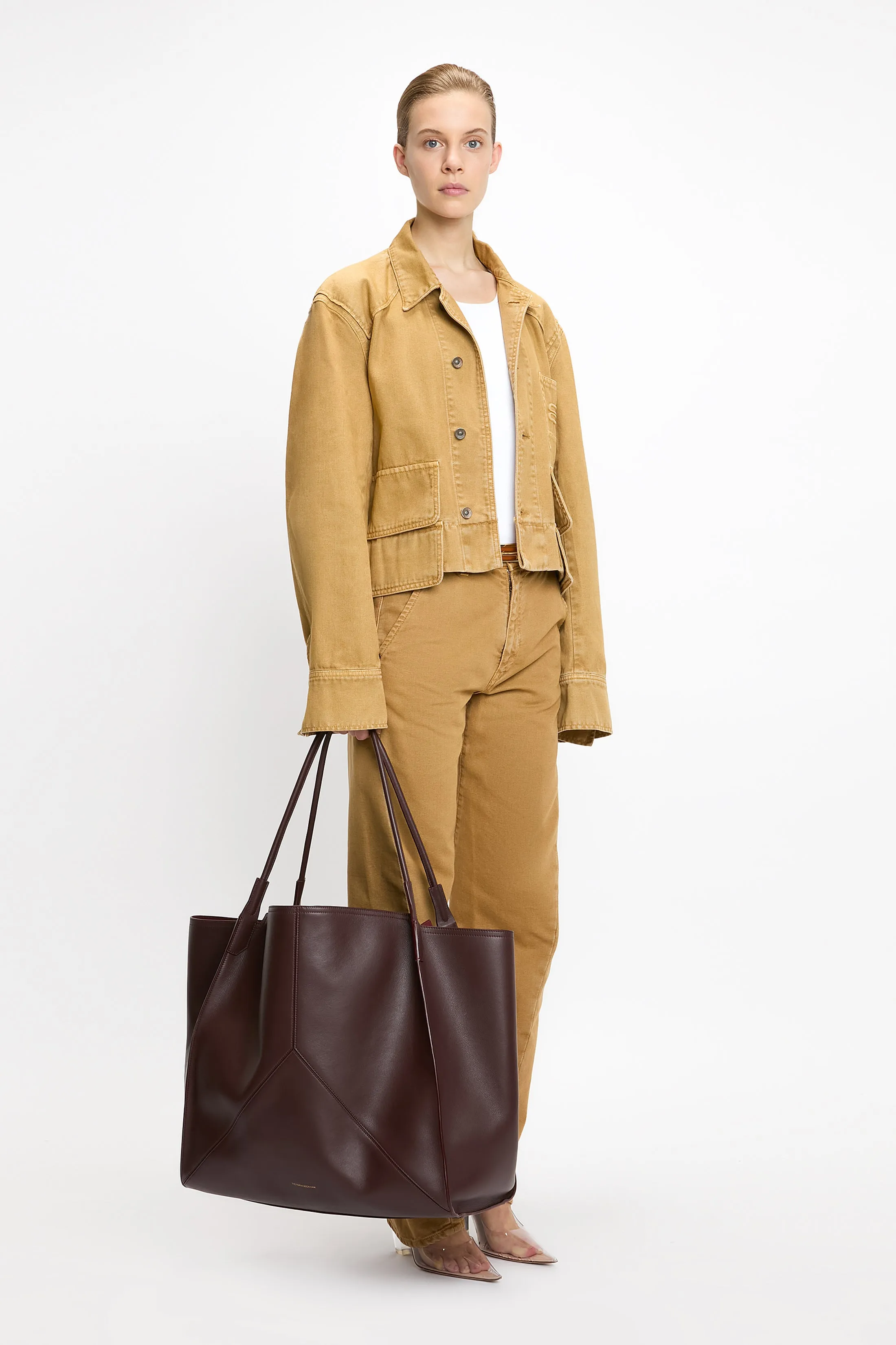 Victoria Travel Tote Bag In Burgundy Leather sold by Victoria Beckham product image thumbnail 3