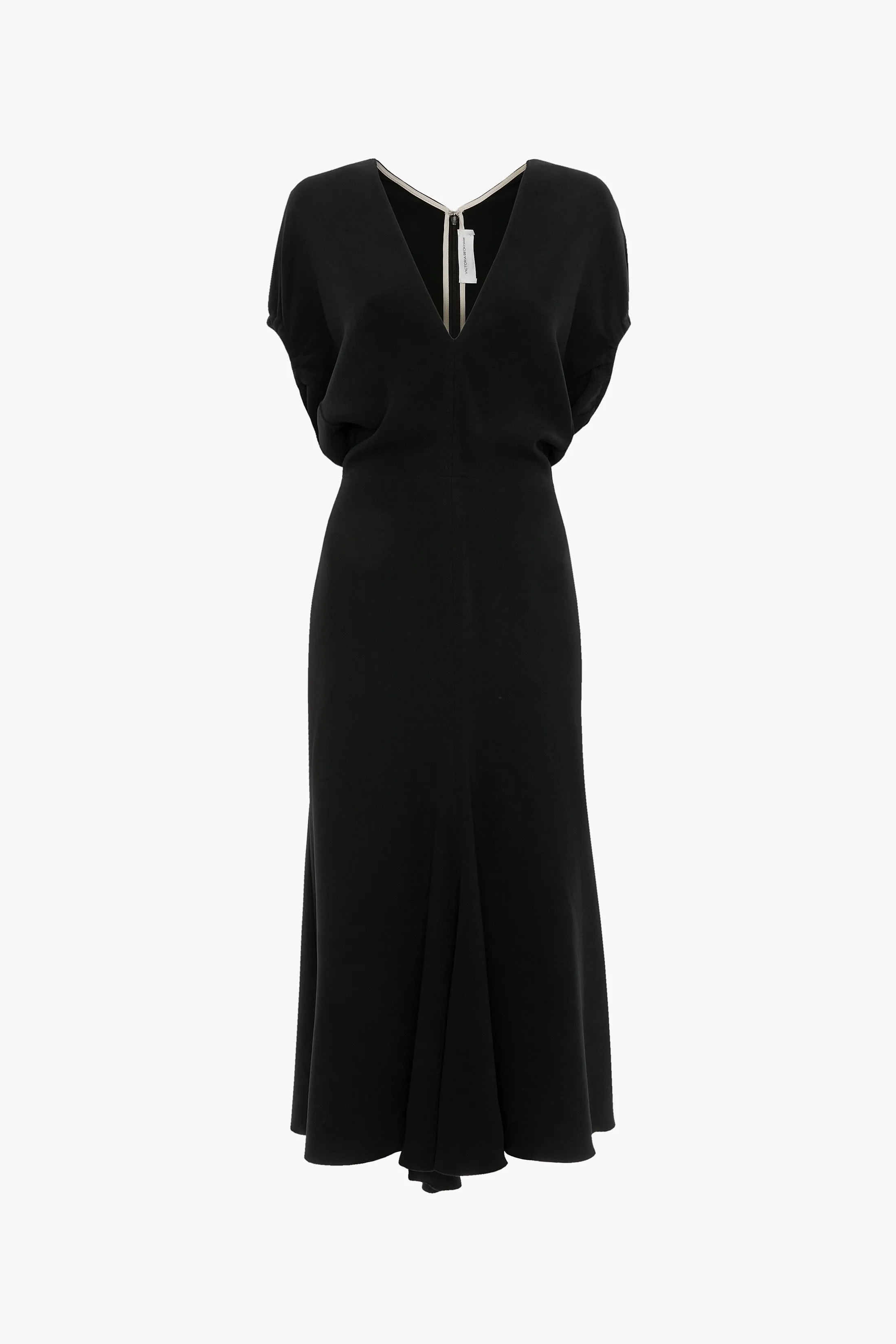 Edith Midi Dress In Black sold by Victoria Beckham product image thumbnail 5