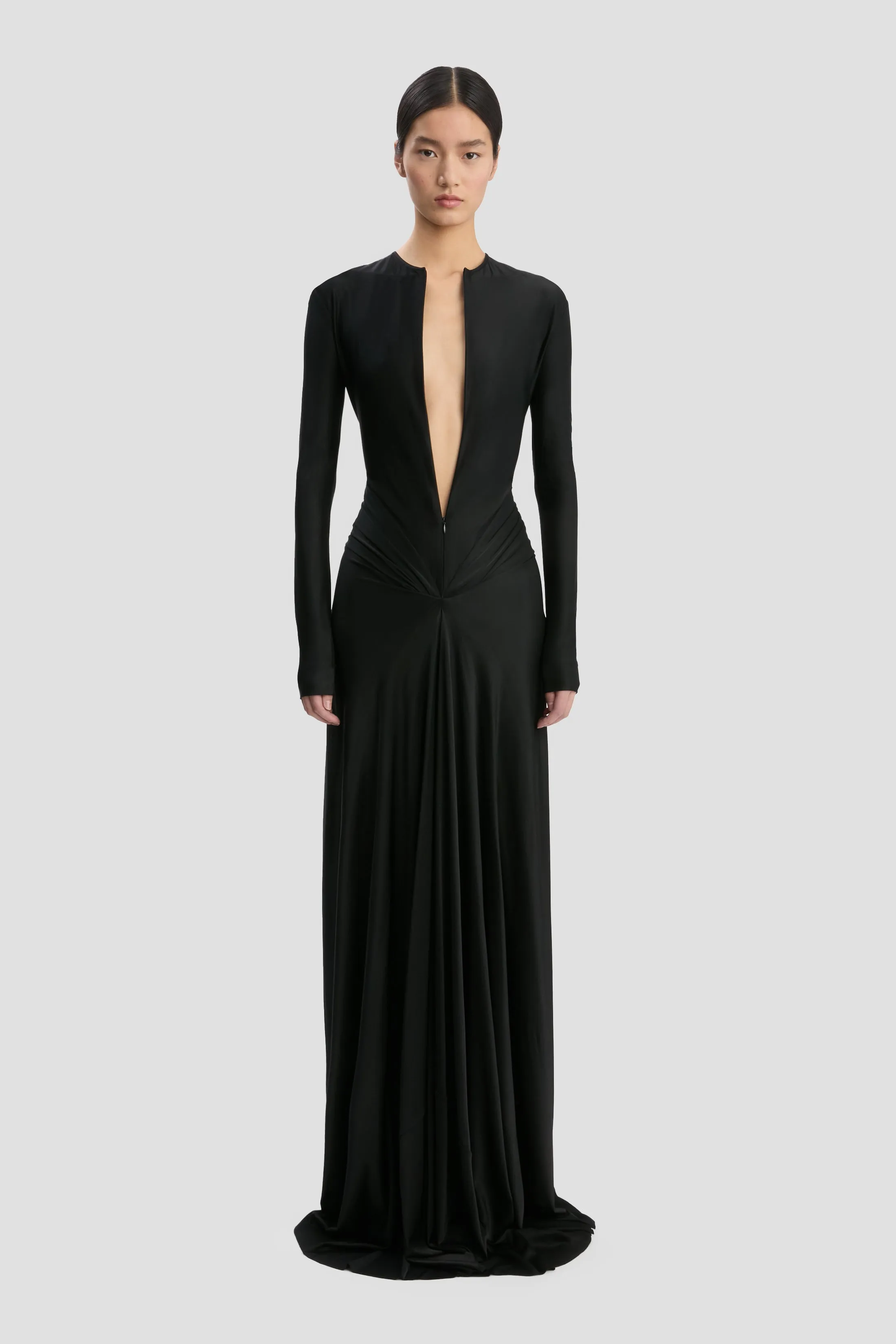 Cut-Out Gown In Black sold by Victoria Beckham