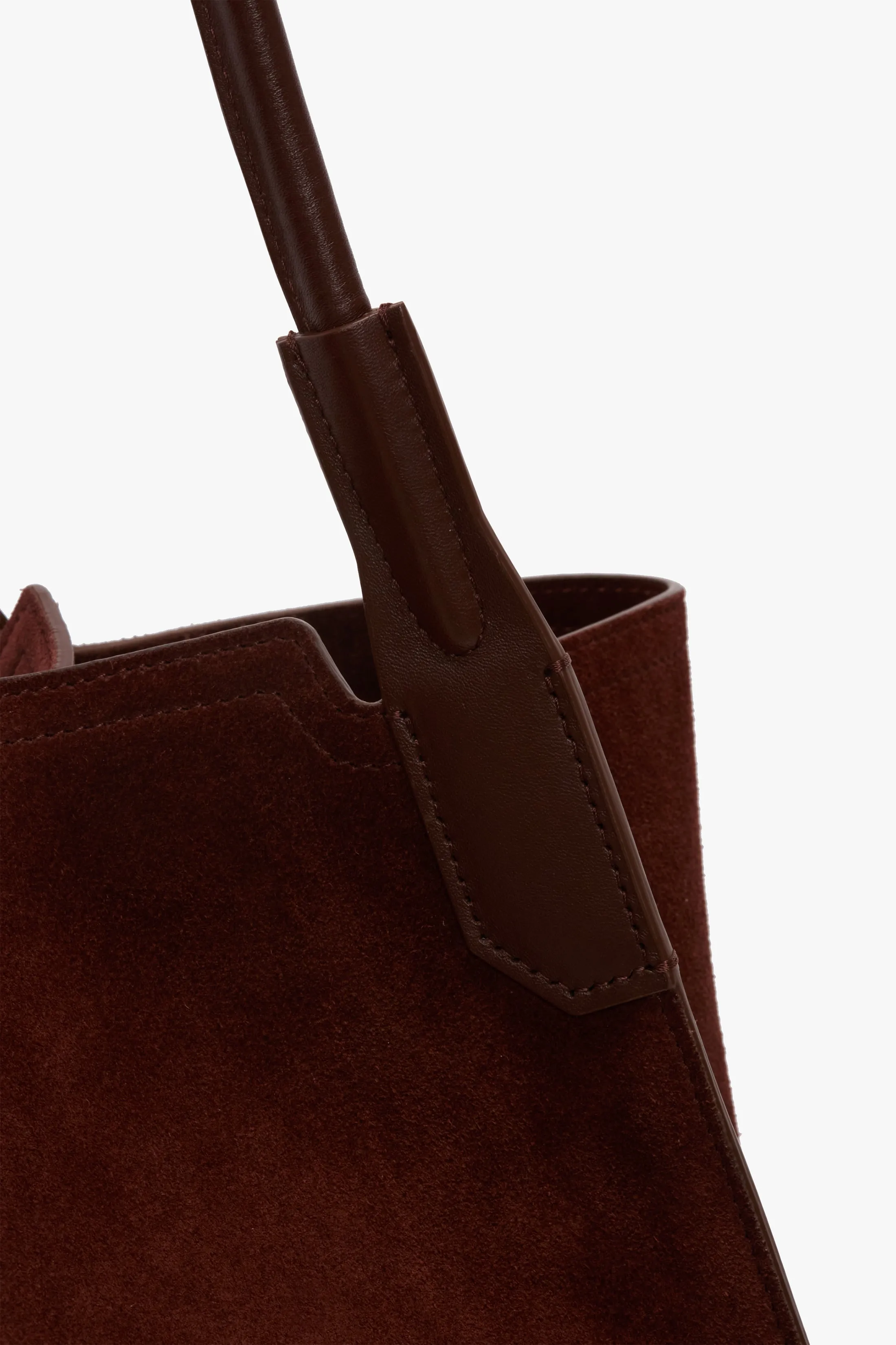 Large Victoria Tote Bag In Dark Brown Suede sold by Victoria Beckham product image thumbnail 4