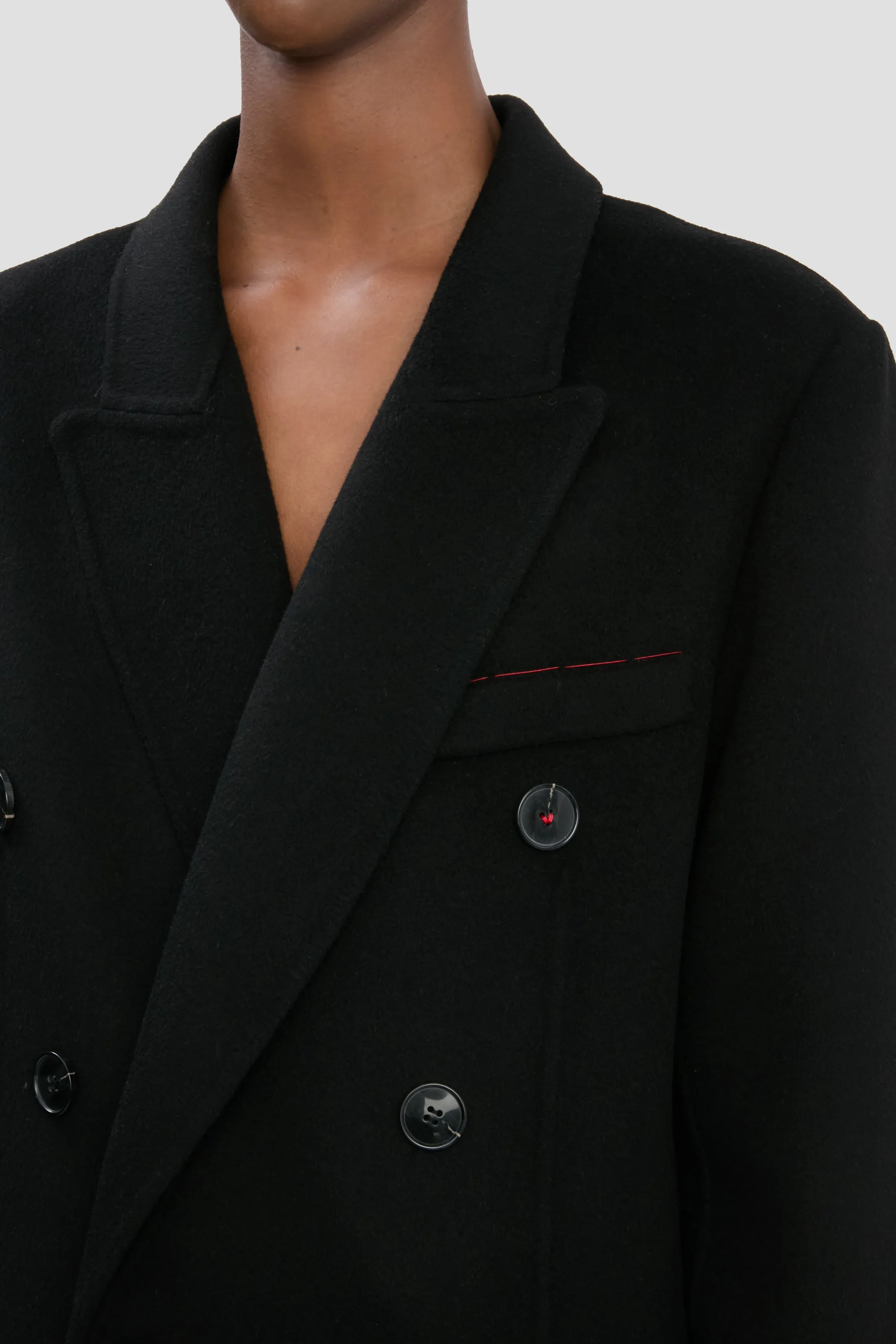 Overcoat In Black sold by Victoria Beckham product image thumbnail 3