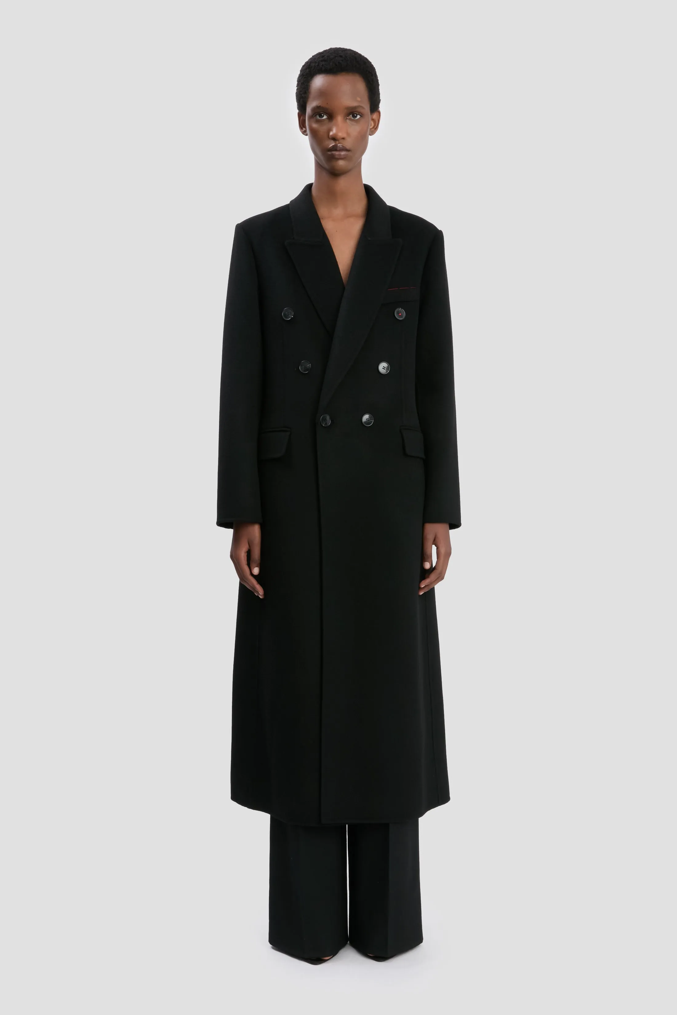 Overcoat In Black sold by Victoria Beckham