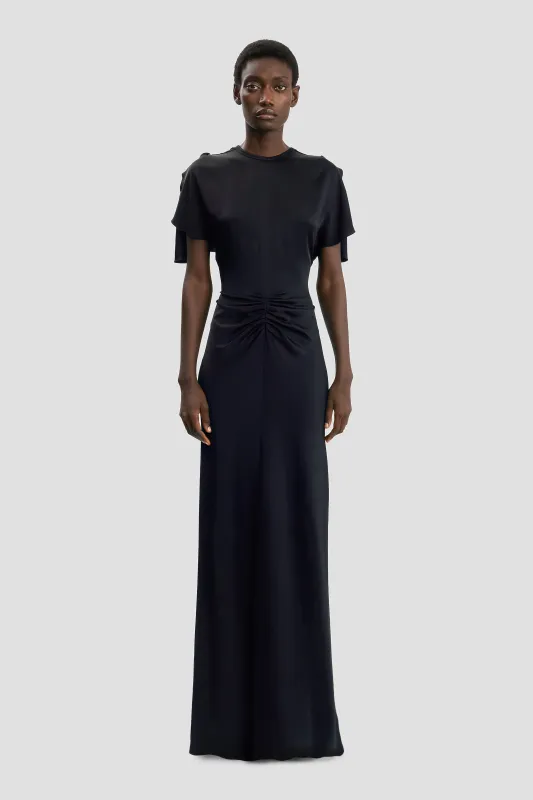 Isabella Gown In Navy sold by Victoria Beckham