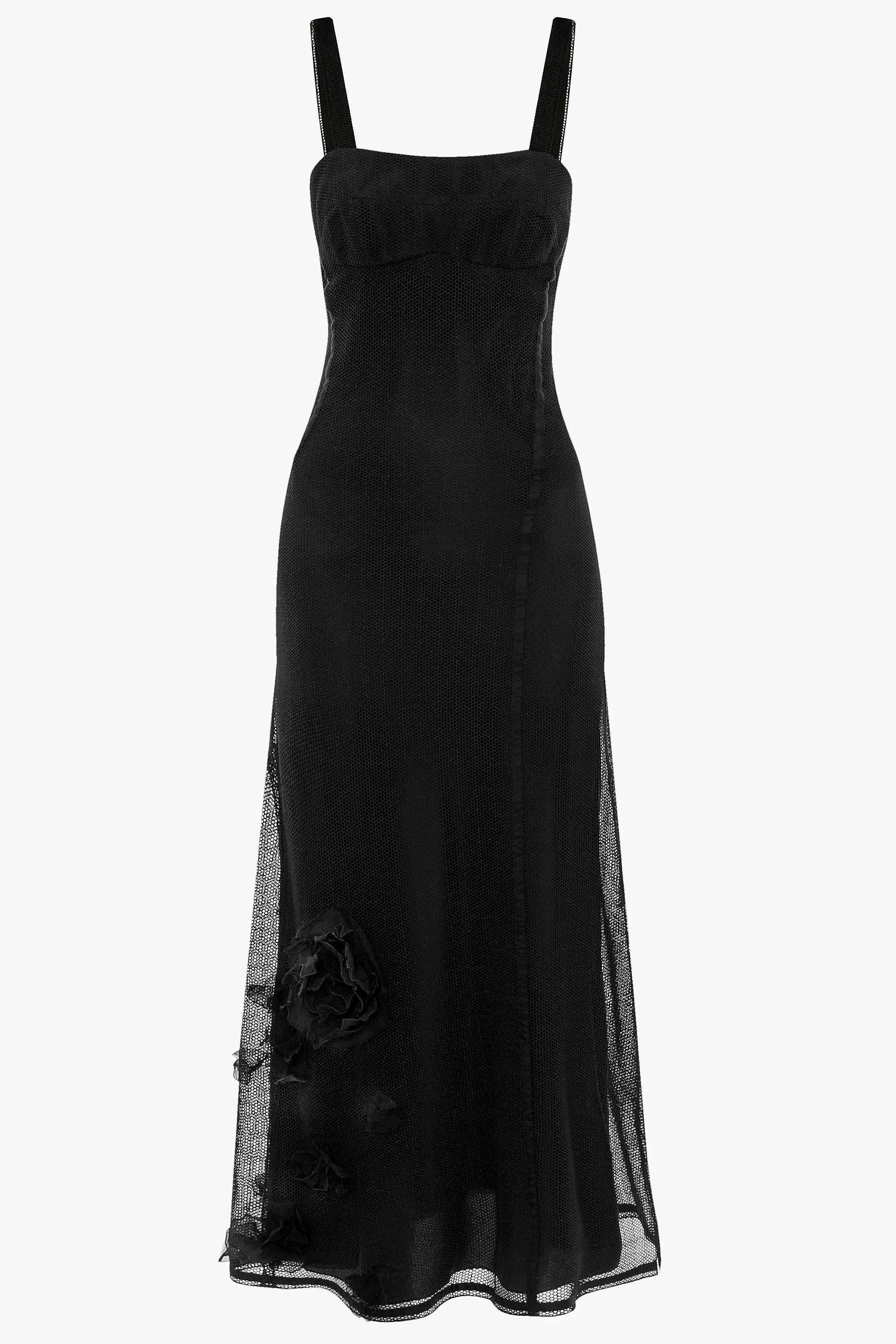 Panelled Cami Dress In Black sold by Victoria Beckham product image thumbnail 5
