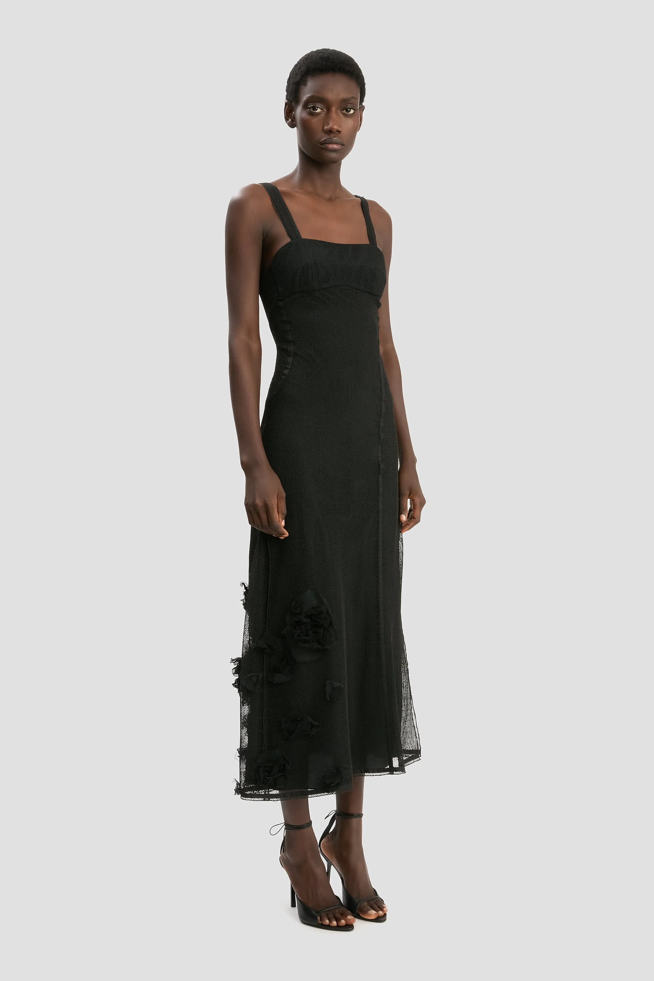 Panelled Cami Dress In Black sold by Victoria Beckham product image thumbnail 2