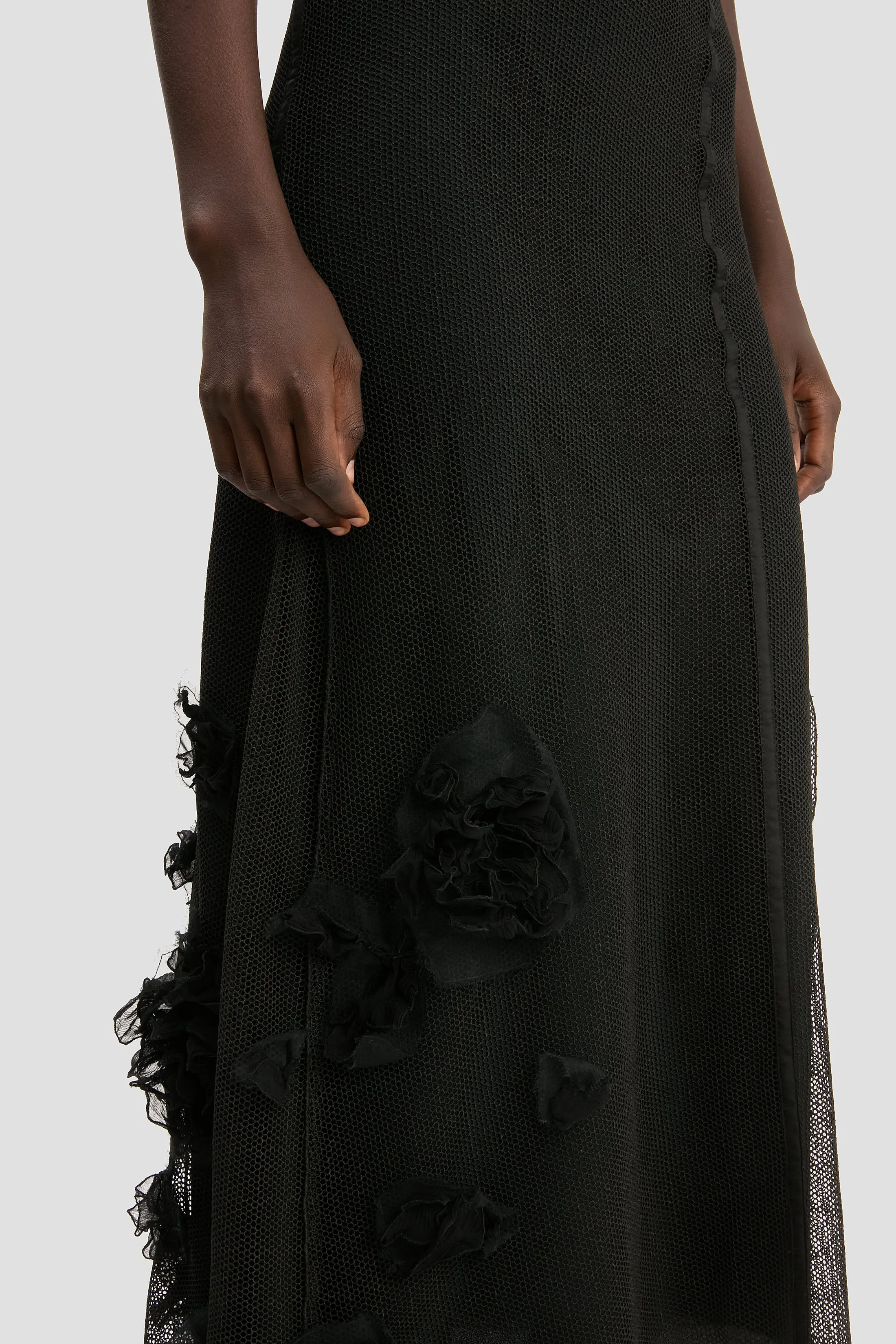 Panelled Cami Dress In Black sold by Victoria Beckham product image thumbnail 3